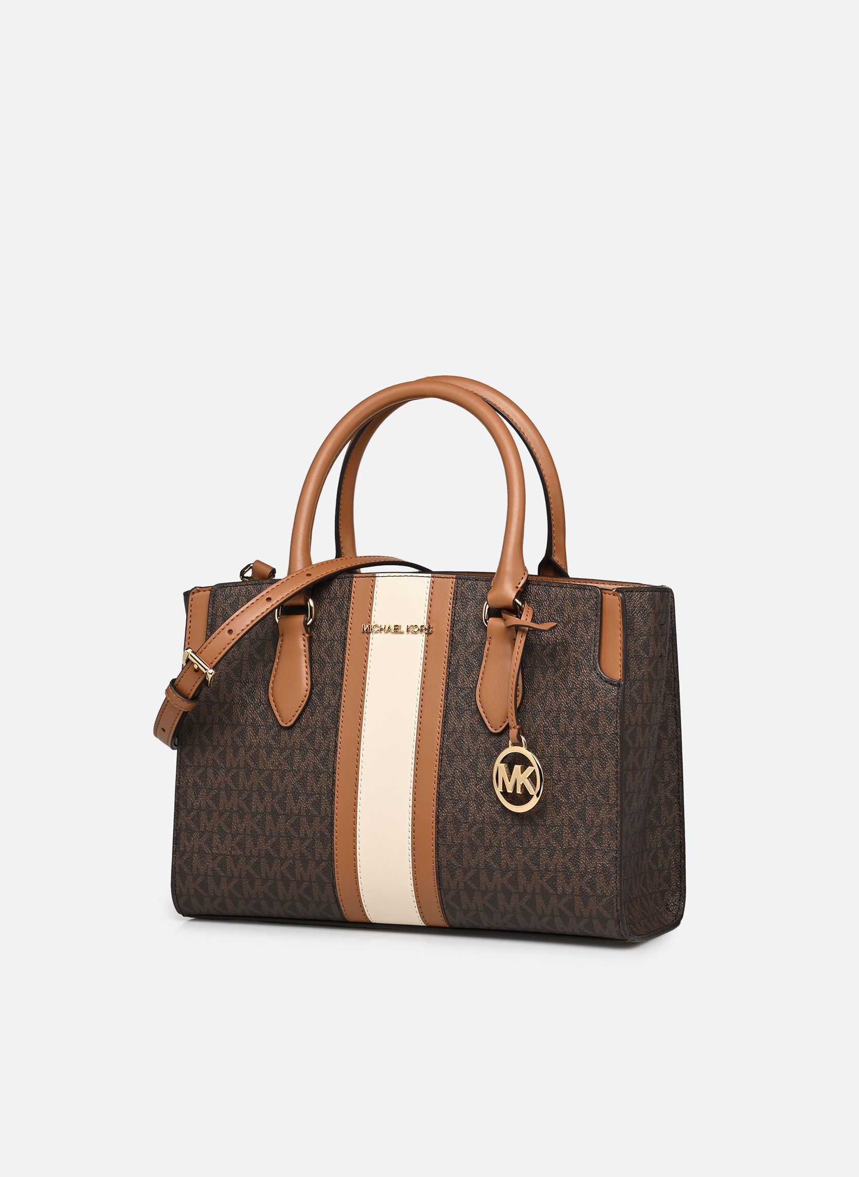Bolsos de mano BECCA MD SATCHEL mujer marrón Michael Michael Kors Bolsos de mano BECCA MD SATCHEL mujer marrón BROWN ACORN