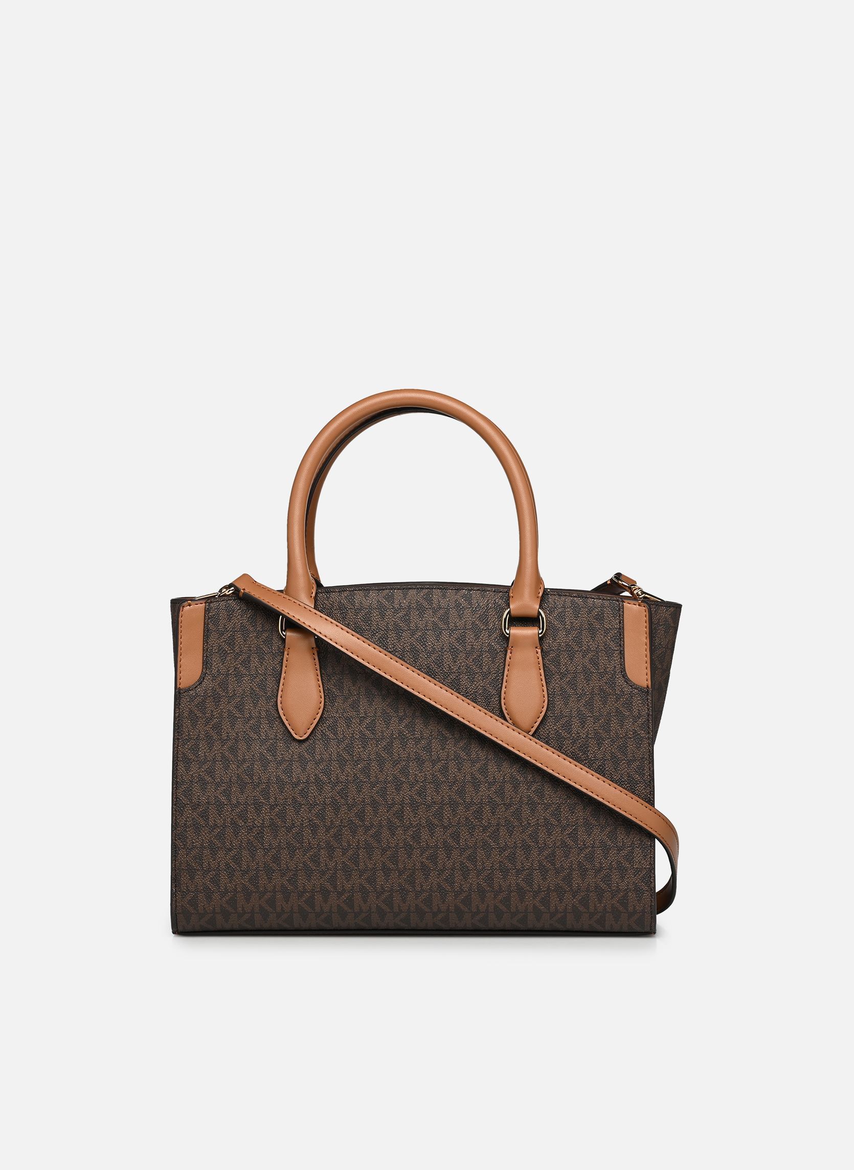 Bolsos de mano BECCA MD SATCHEL mujer marrón Michael Michael Kors Bolsos de mano BECCA MD SATCHEL mujer marrón BROWN ACORN