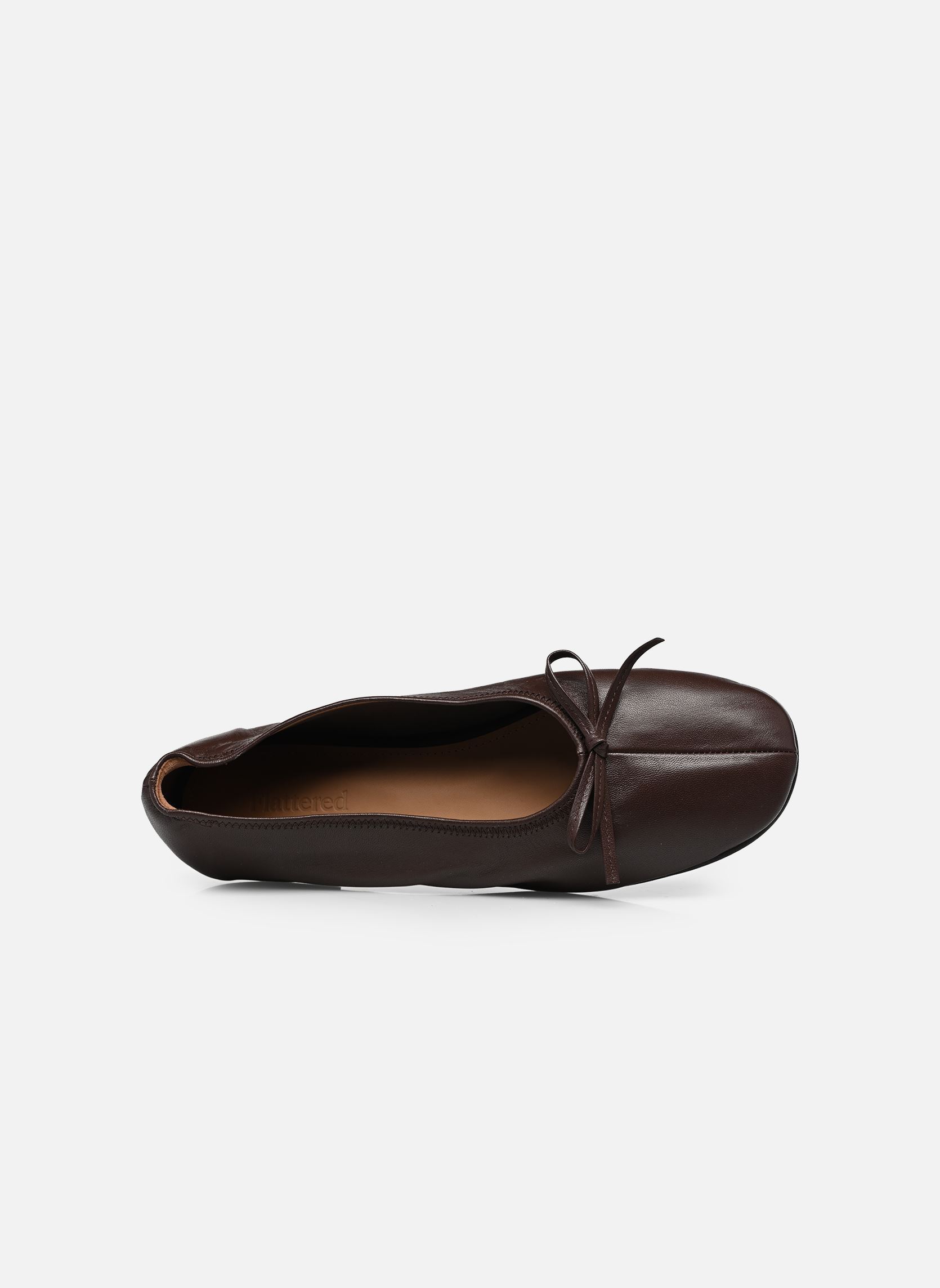 Klassische Ballerinas Blaise Leather damen schwarz Flattered Klassische Ballerinas Blaise Leather damen schwarz Chocolate