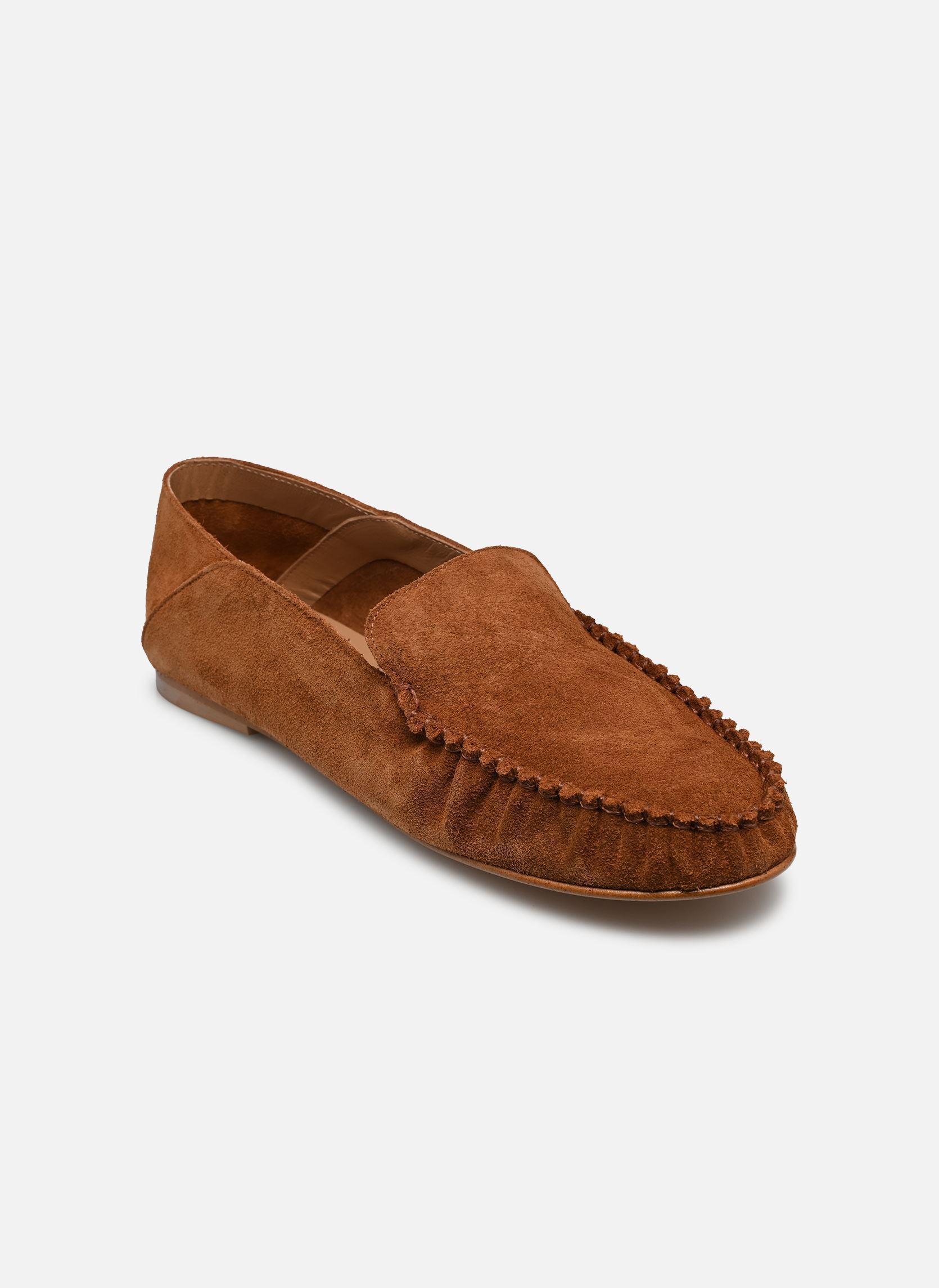 Mocassins Bon Bon Leather femme marron Flattered Mocassins Bon Bon Leather femme marron BOURBON