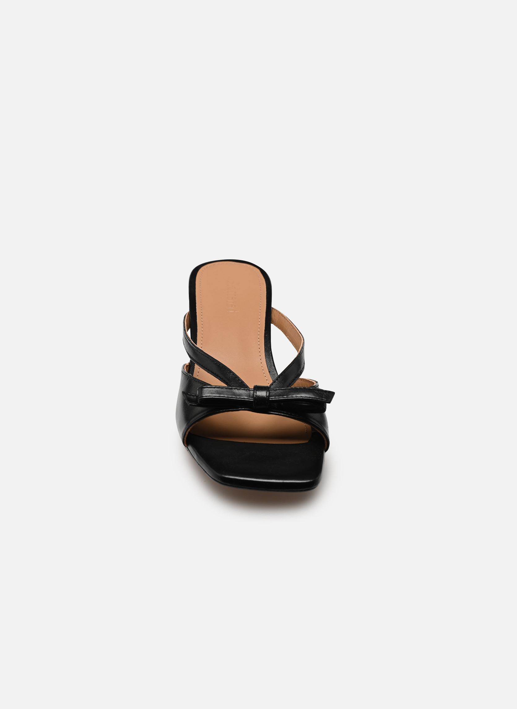 Pantoletten Jordan Leather damen schwarz Flattered Pantoletten Jordan Leather damen schwarz BLACK