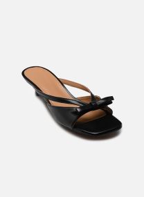 Pantoletten Jordan Leather damen schwarz Flattered Pantoletten Jordan Leather damen schwarz BLACK