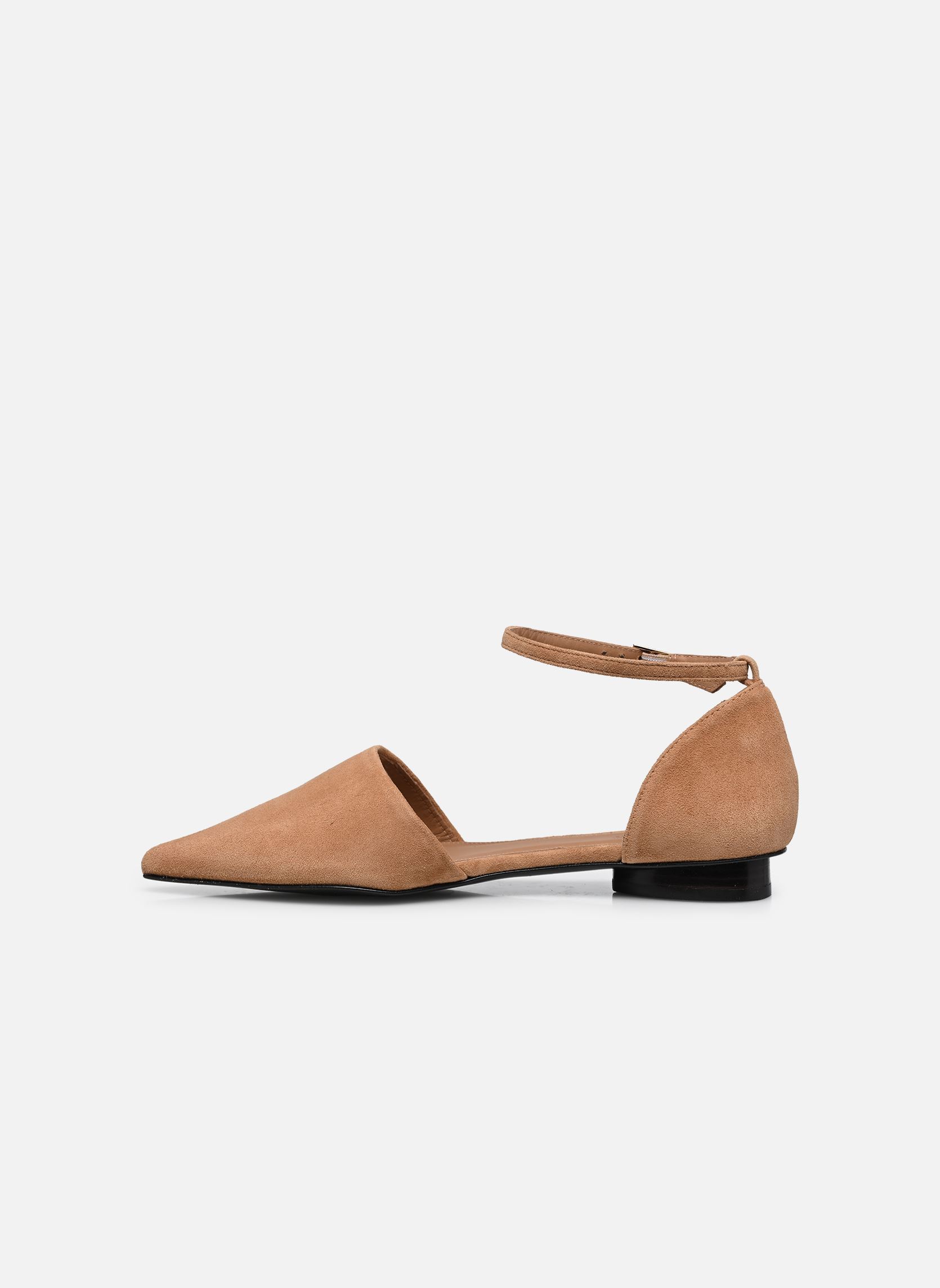 Pumps mit Riemchen Frankie Suede damen braun Flattered Pumps mit Riemchen Frankie Suede damen braun Cognac