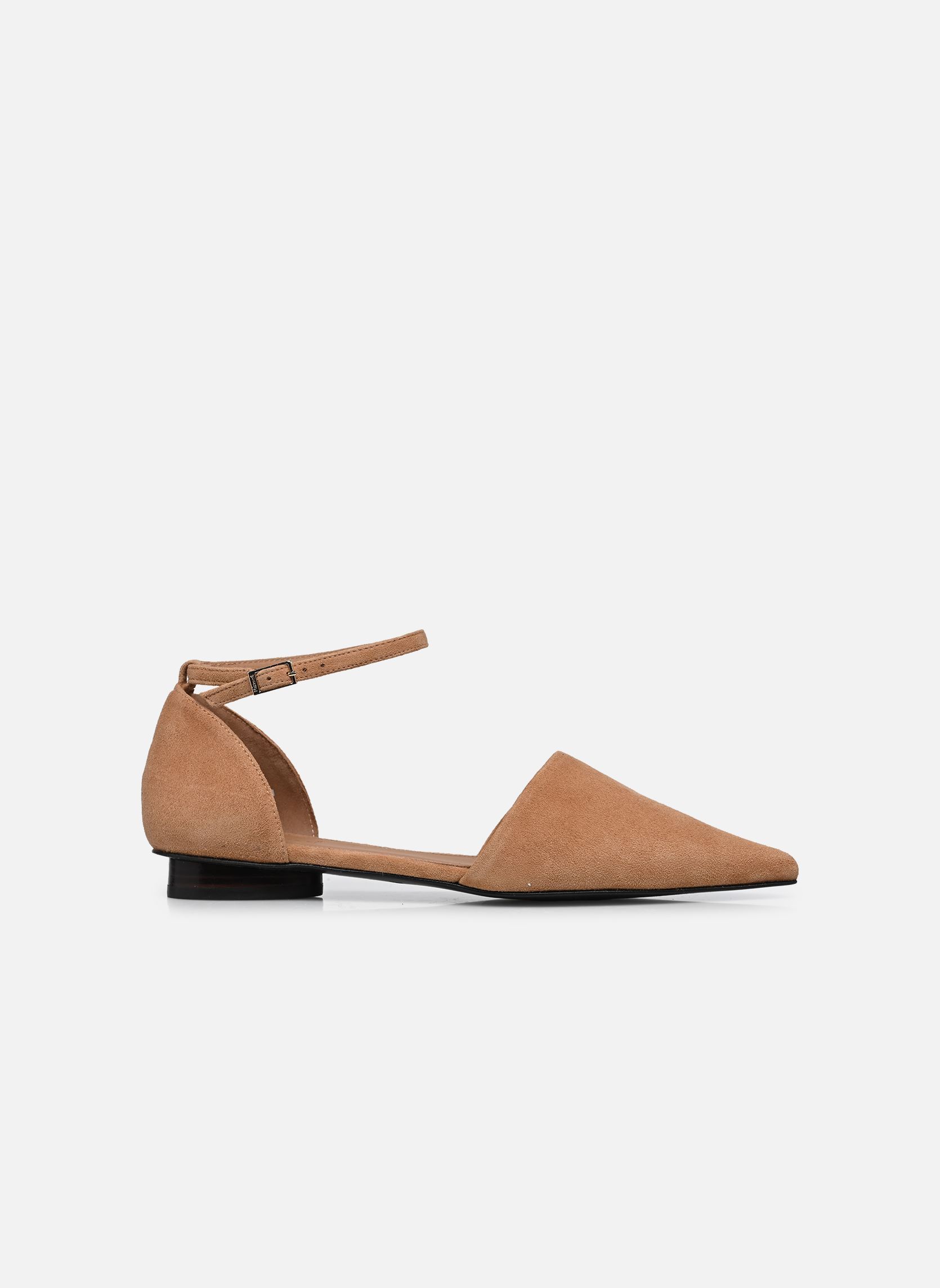 Pumps mit Riemchen Frankie Suede damen braun Flattered Pumps mit Riemchen Frankie Suede damen braun Cognac