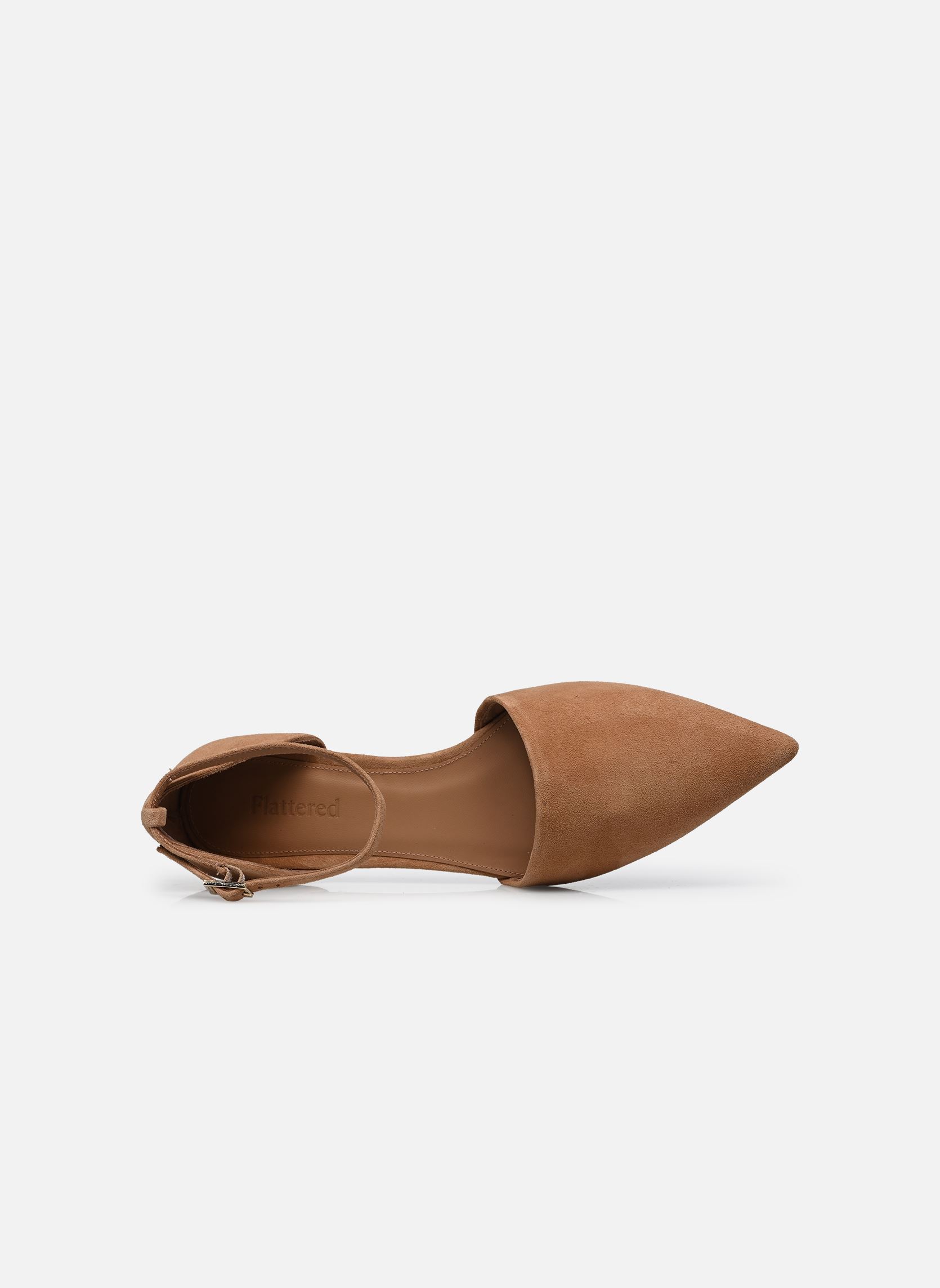 Pumps mit Riemchen Frankie Suede damen braun Flattered Pumps mit Riemchen Frankie Suede damen braun Cognac