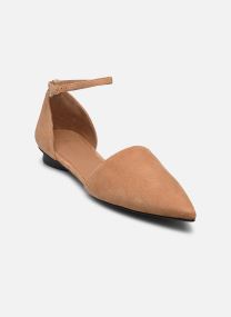 Pumps mit Riemchen Frankie Suede damen braun Flattered Pumps mit Riemchen Frankie Suede damen braun Cognac