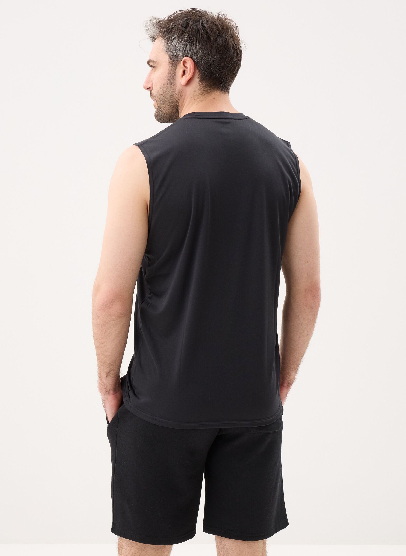 Tanktops NESSA585 herren schwarz Nike Swim Tanktops NESSA585 herren schwarz Black