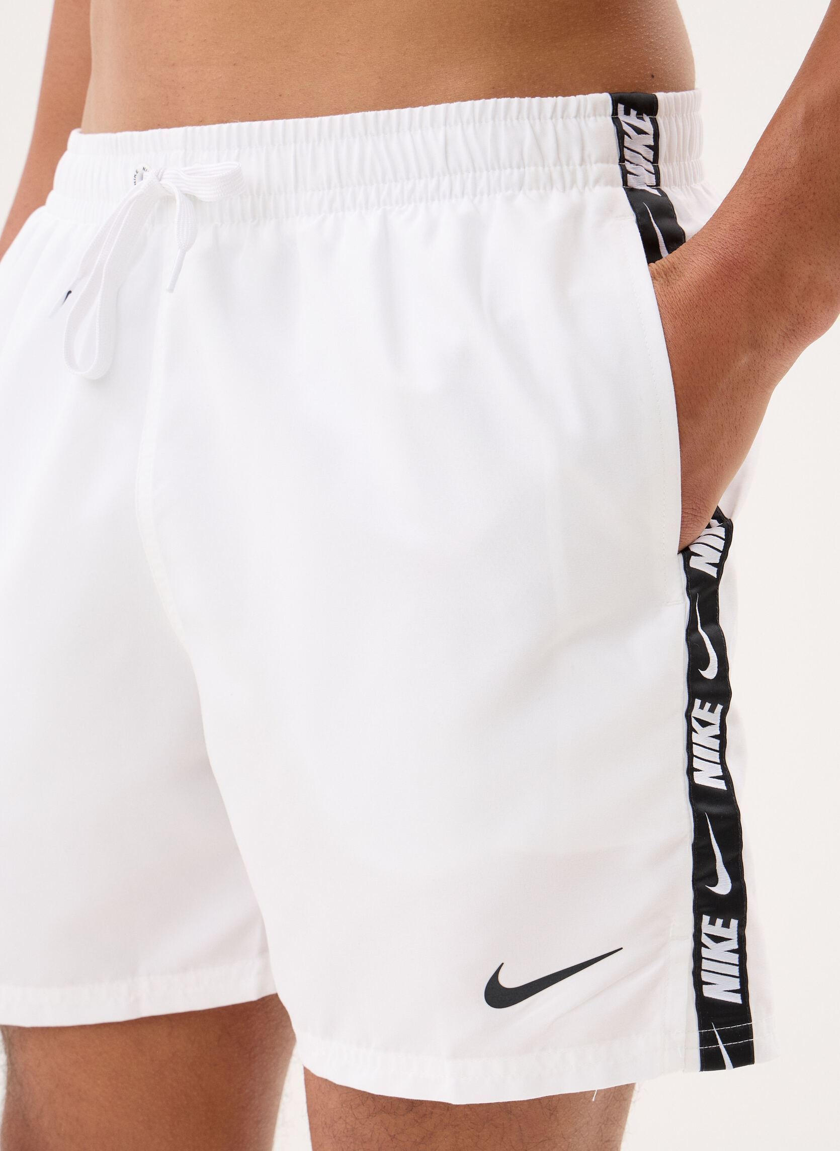 Shorts de bain NESSG555 homme blanc Nike Swim Shorts de bain NESSG555 homme blanc White