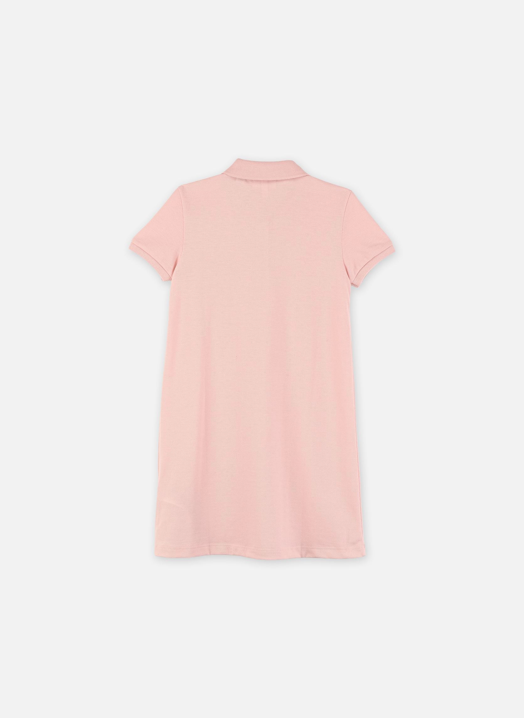 Jurken Pique Polo Dress meisjes roze Lacoste Jurken Pique Polo Dress meisjes roze NIDUS