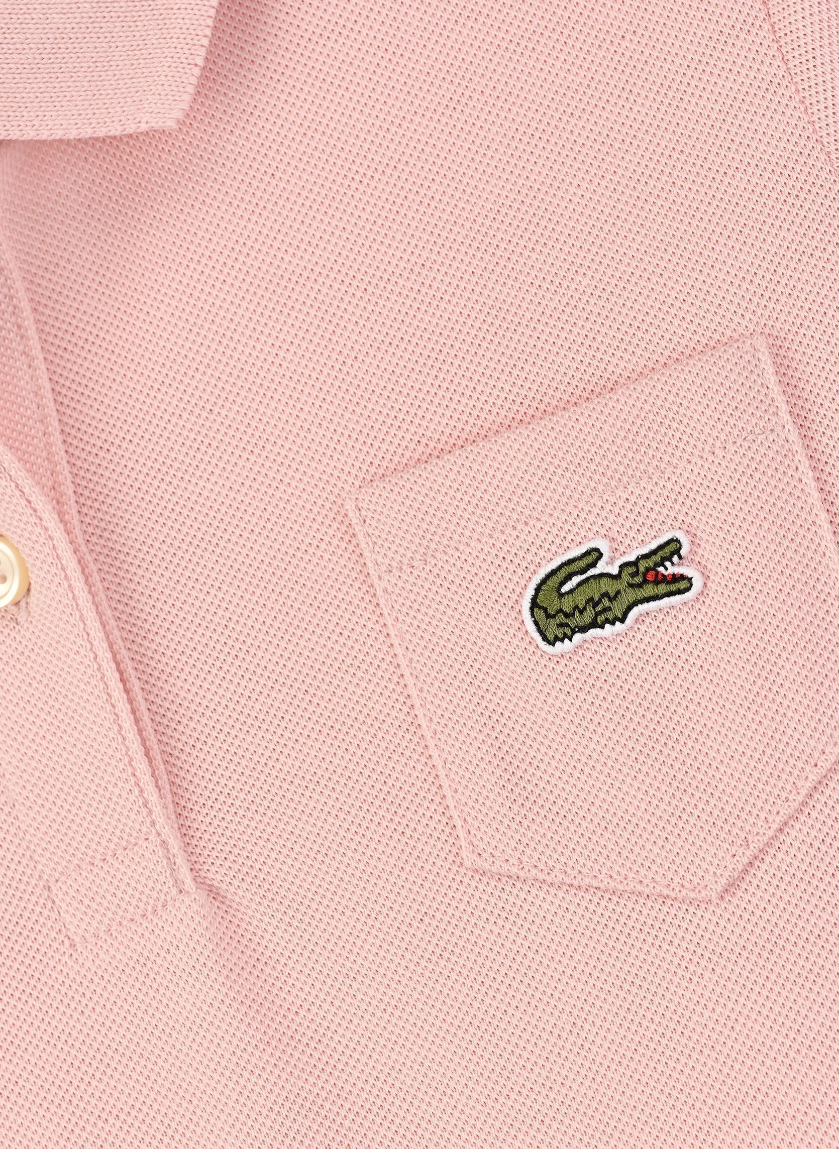 Jurken Pique Polo Dress meisjes roze Lacoste Jurken Pique Polo Dress meisjes roze NIDUS