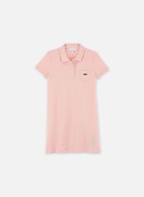 Jurken Pique Polo Dress meisjes roze