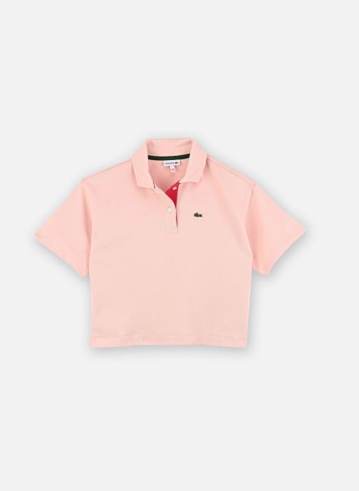 Lacoste Poloshirts Oversized Polo mädchen rosa