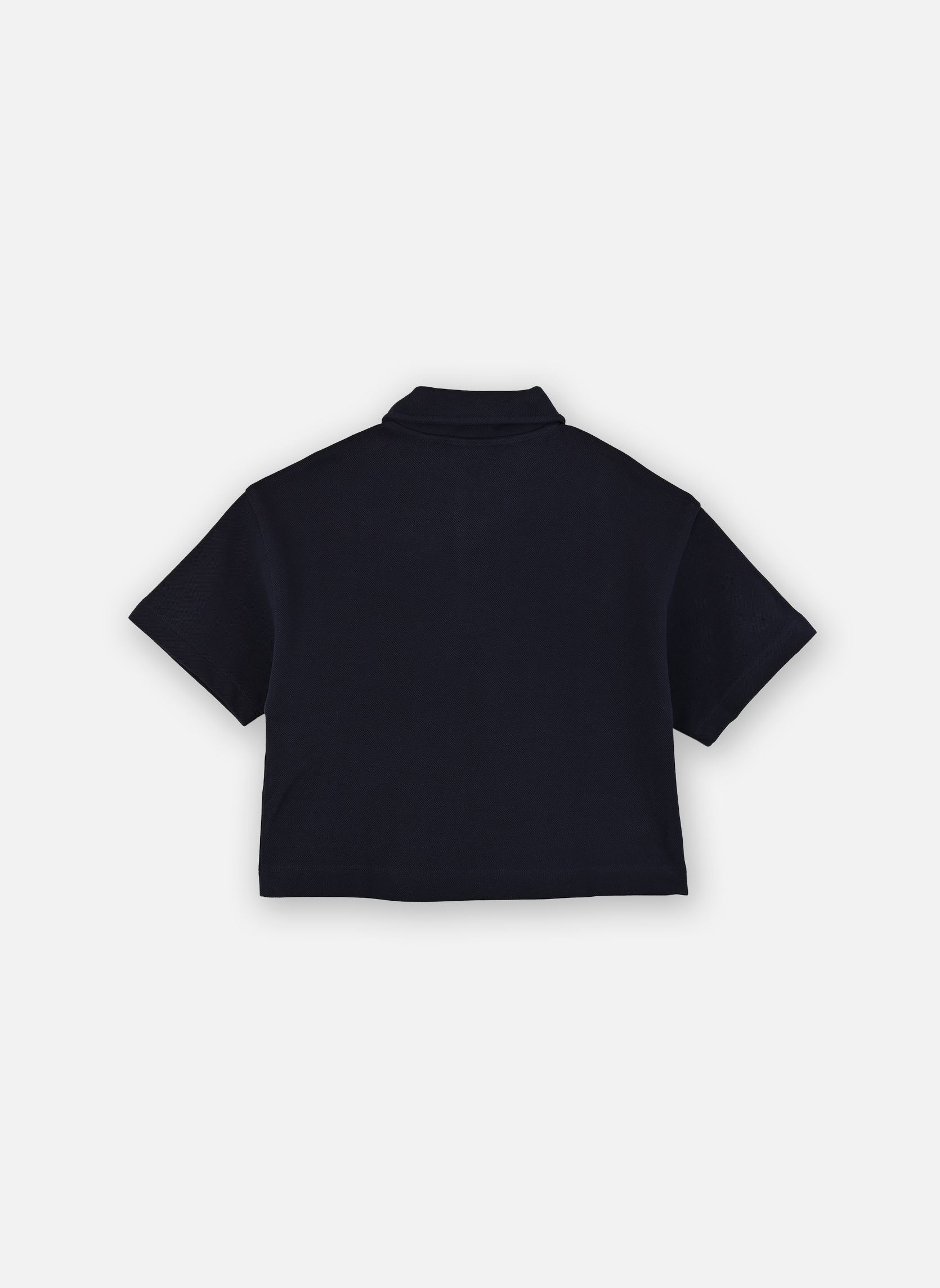 Polos Oversized Polo fille bleu Lacoste Polos Oversized Polo fille bleu MARINE
