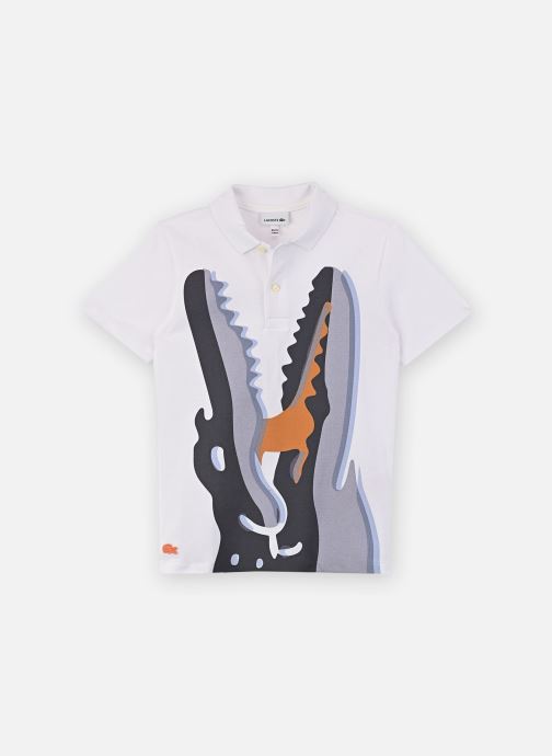 Lacoste Poloshirts Watercolor Croc Polo jungen weiß