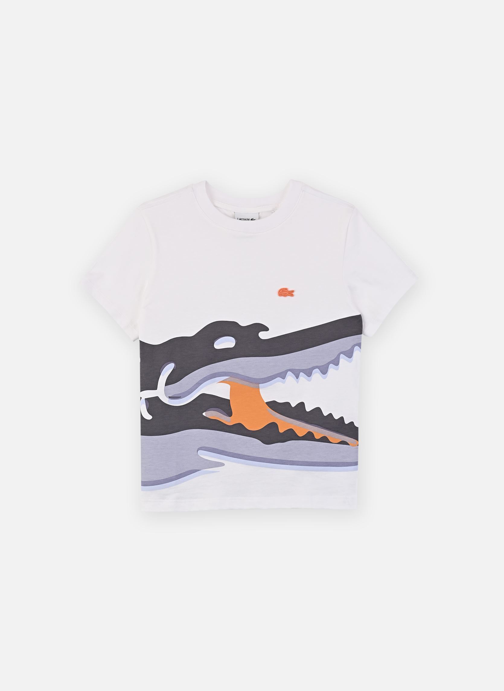 Vêtements Lacoste Watercolor Croc Tee pour Enfant