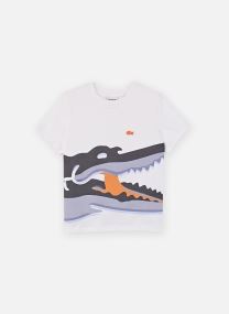 Tee-shirts manches courtes Watercolor Croc Tee garçon blanc