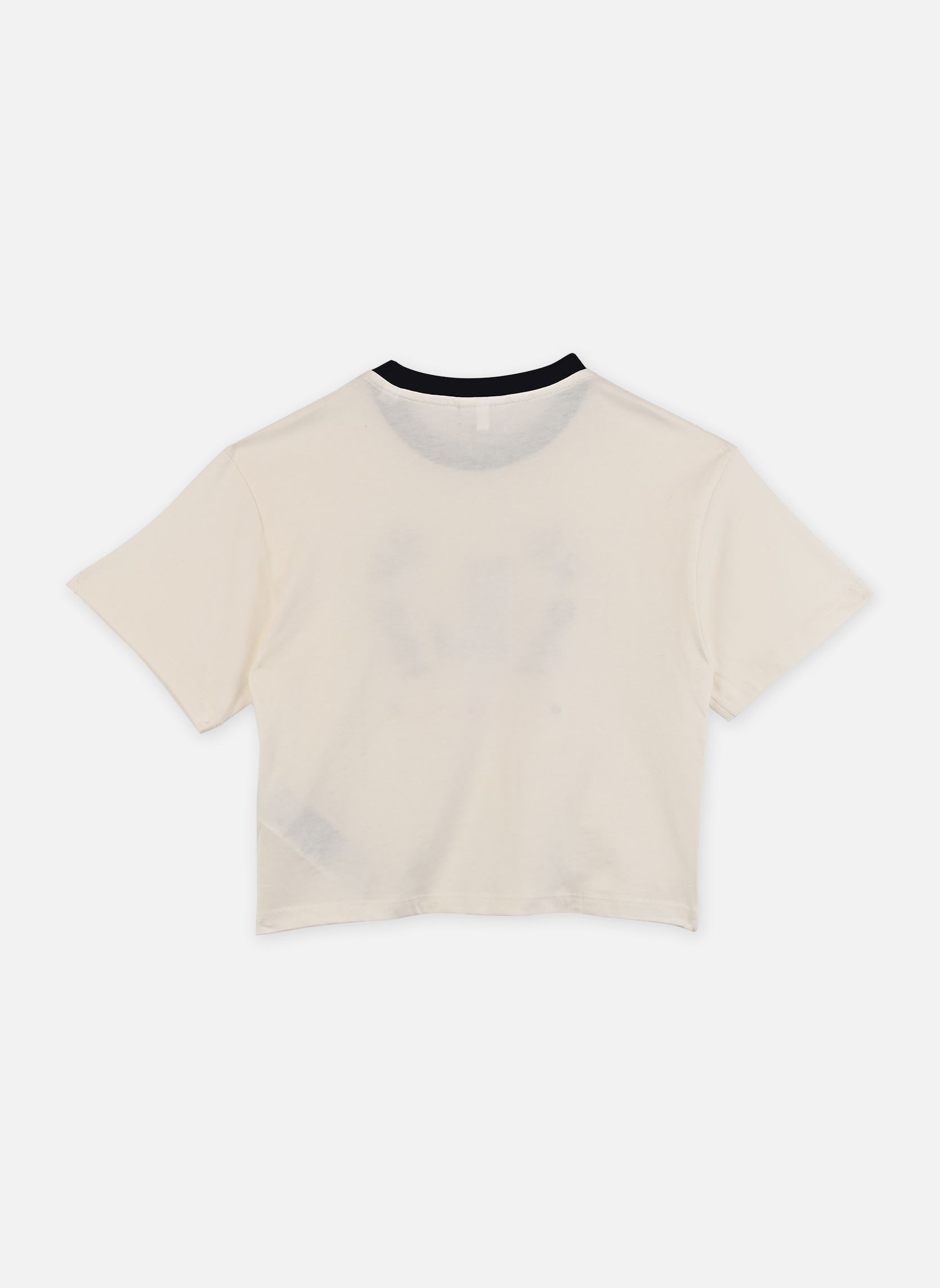 Tee-shirts manches courtes Crest Relaxed Tee fille blanc Lacoste Tee-shirts manches courtes Crest Relaxed Tee fille blanc FARINE