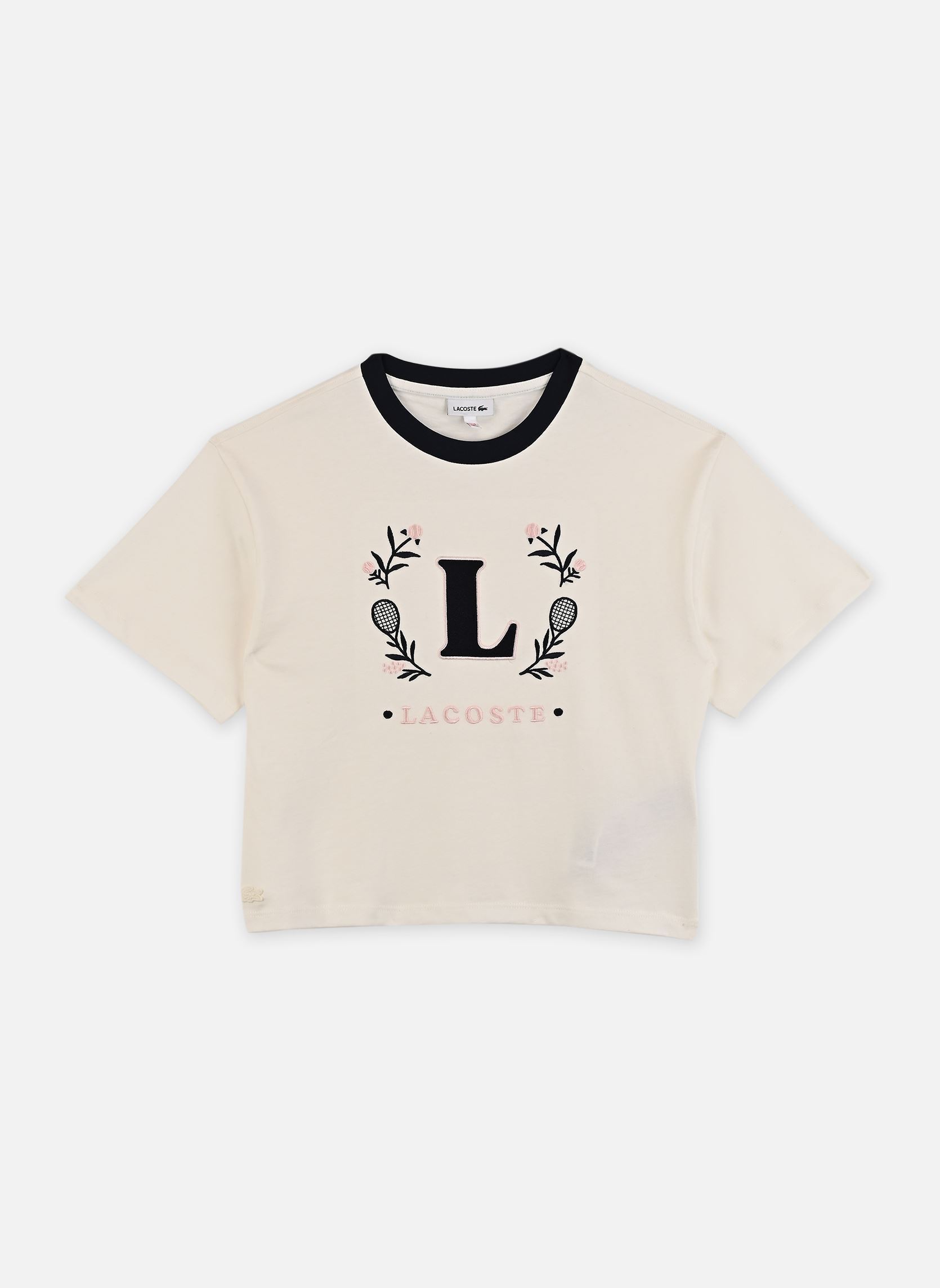 Vêtements Lacoste Crest Relaxed Tee pour Enfant - vue 1