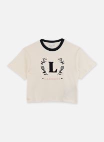 Tee-shirts manches courtes Crest Relaxed Tee fille blanc Lacoste Tee-shirts manches courtes Crest Relaxed Tee fille blanc FARINE