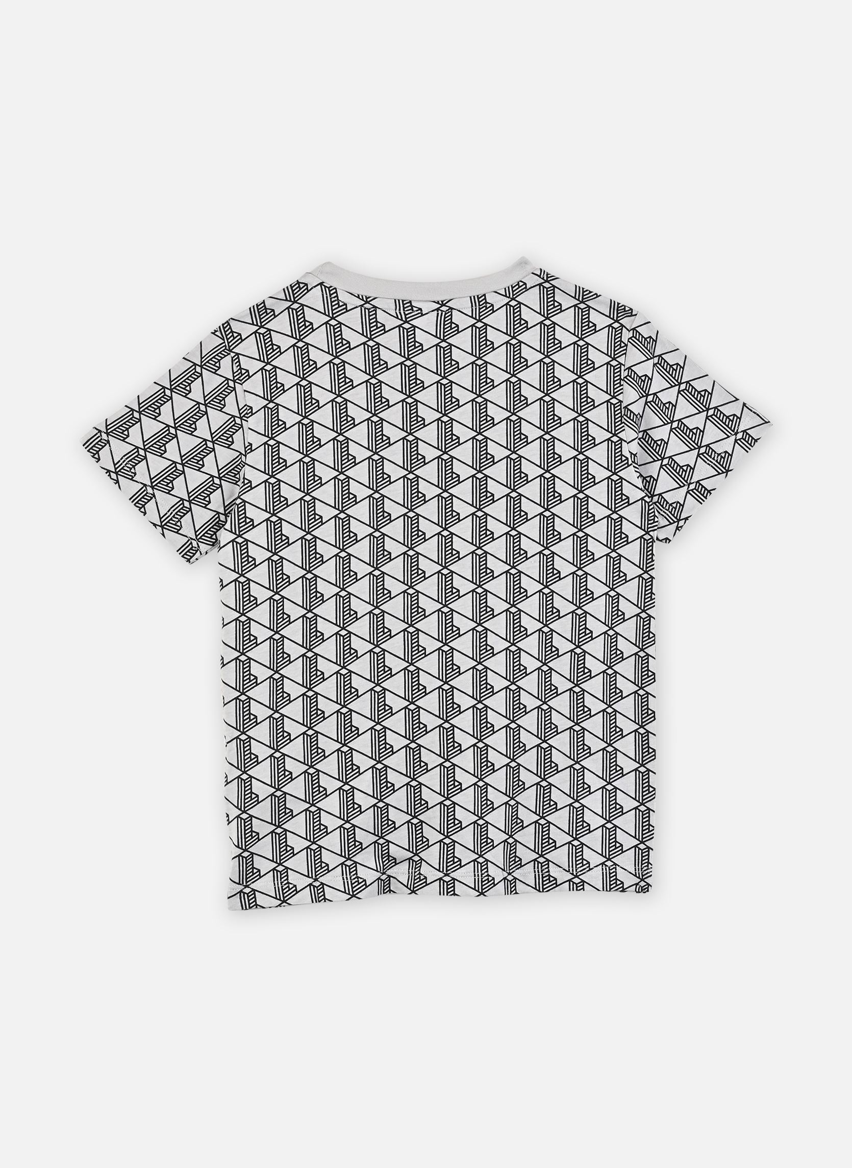 Kurzarm-T-Shirts Monogram Print Tee jungen grau Lacoste Kurzarm-T-Shirts Monogram Print Tee jungen grau CALLUNA