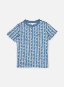 Kurzarm-T-Shirts Monogram Print Tee jungen blau