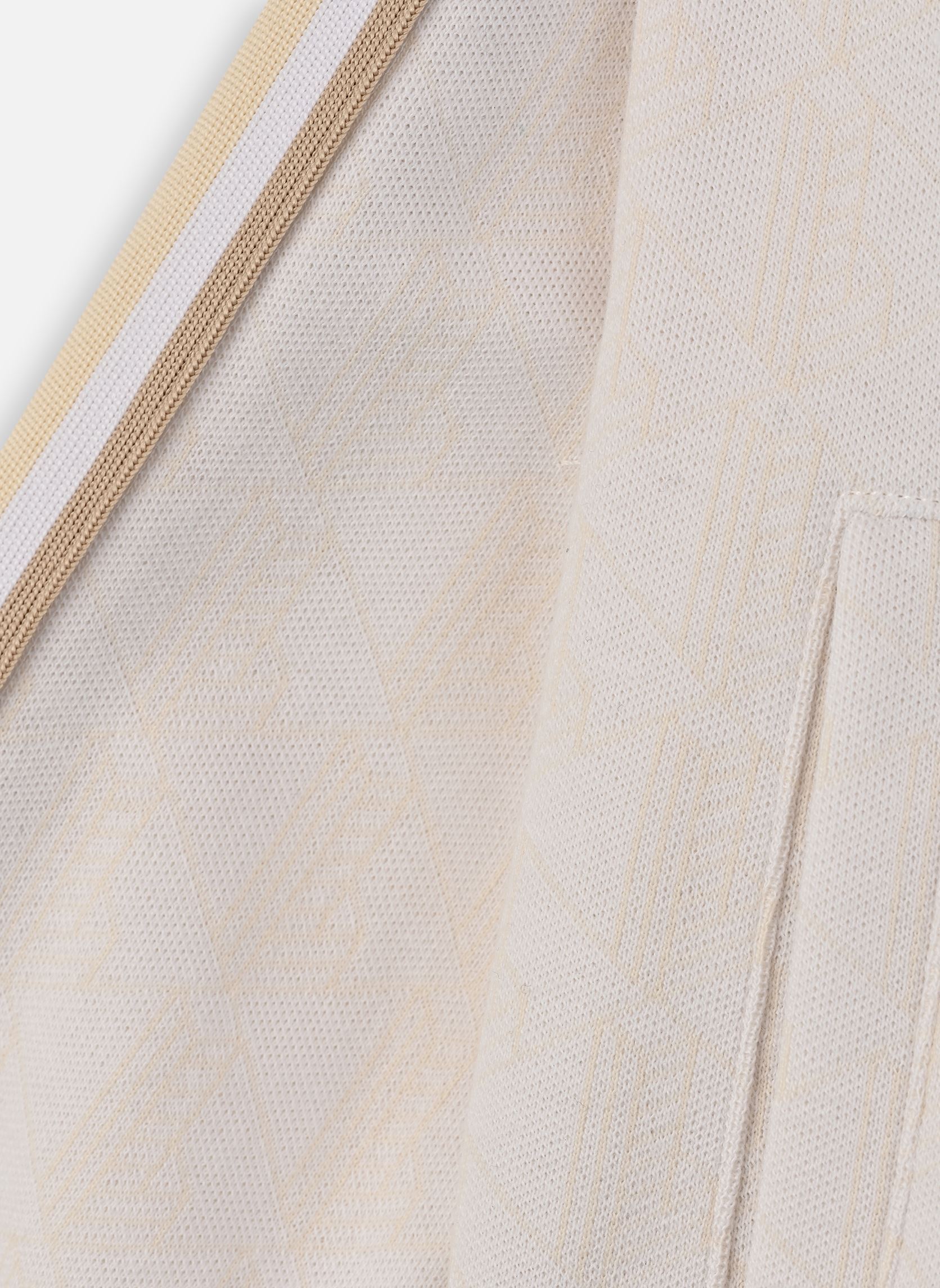 Vestes de survêtement Monogram Full Zip Top garçon blanc Lacoste Vestes de survêtement Monogram Full Zip Top garçon blanc Blanc