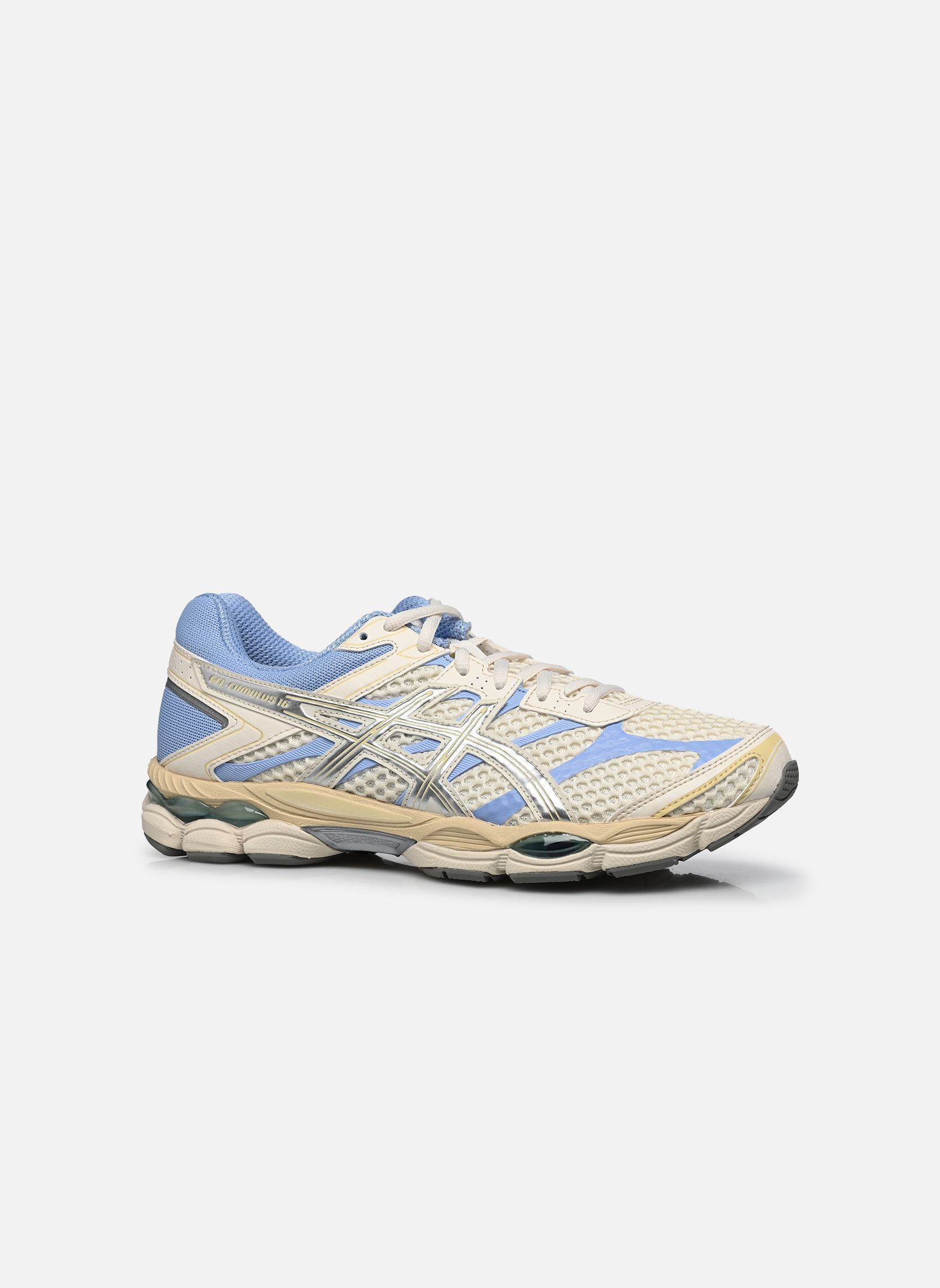 Baskets GEL-CUMULUS 16 M homme blanc Asics Baskets GEL-CUMULUS 16 M homme blanc IVORY/PURE SILVER