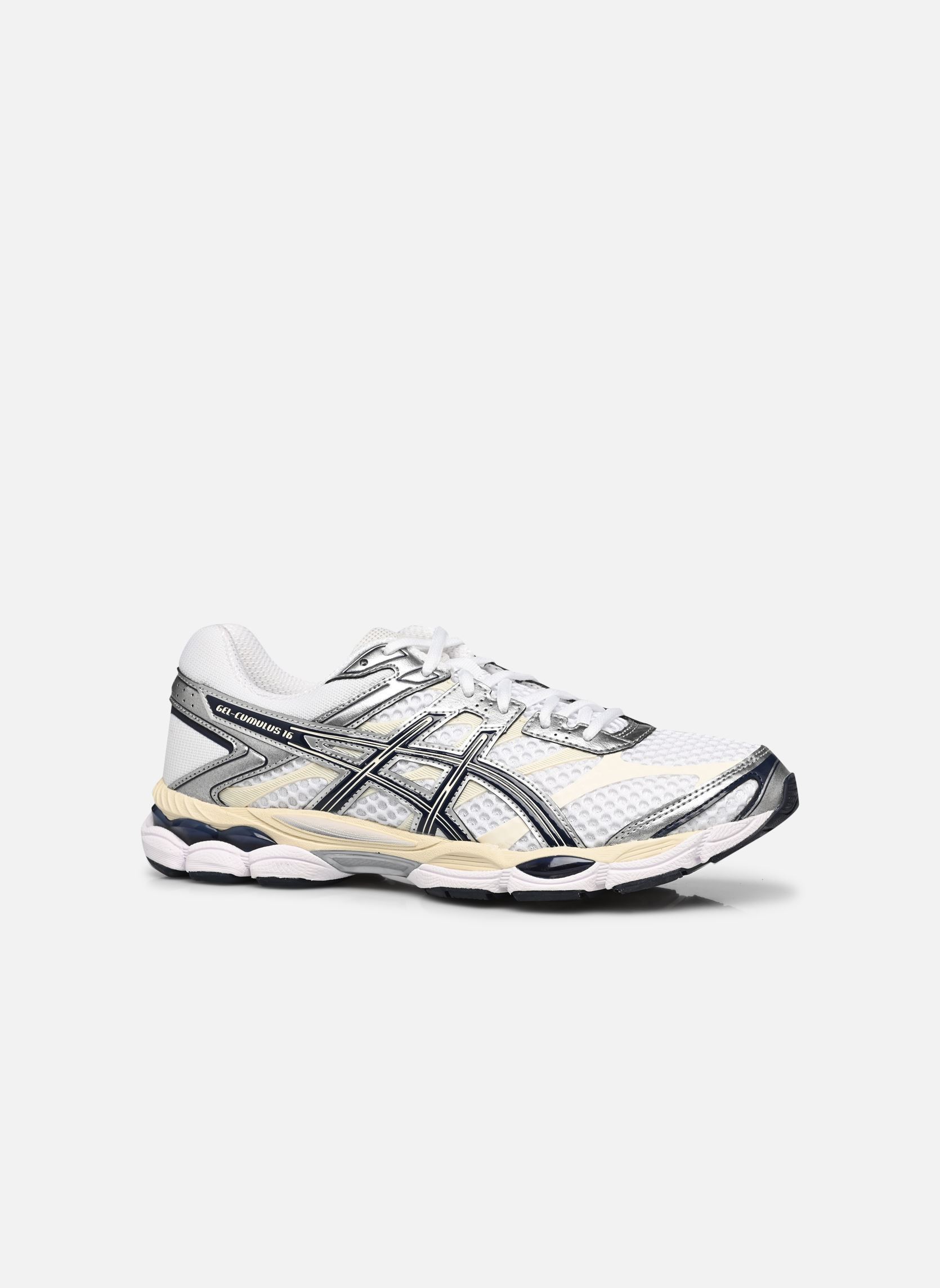 Baskets GEL-CUMULUS 16 homme blanc Asics Baskets GEL-CUMULUS 16 homme blanc WHITE/MIDNIGHT