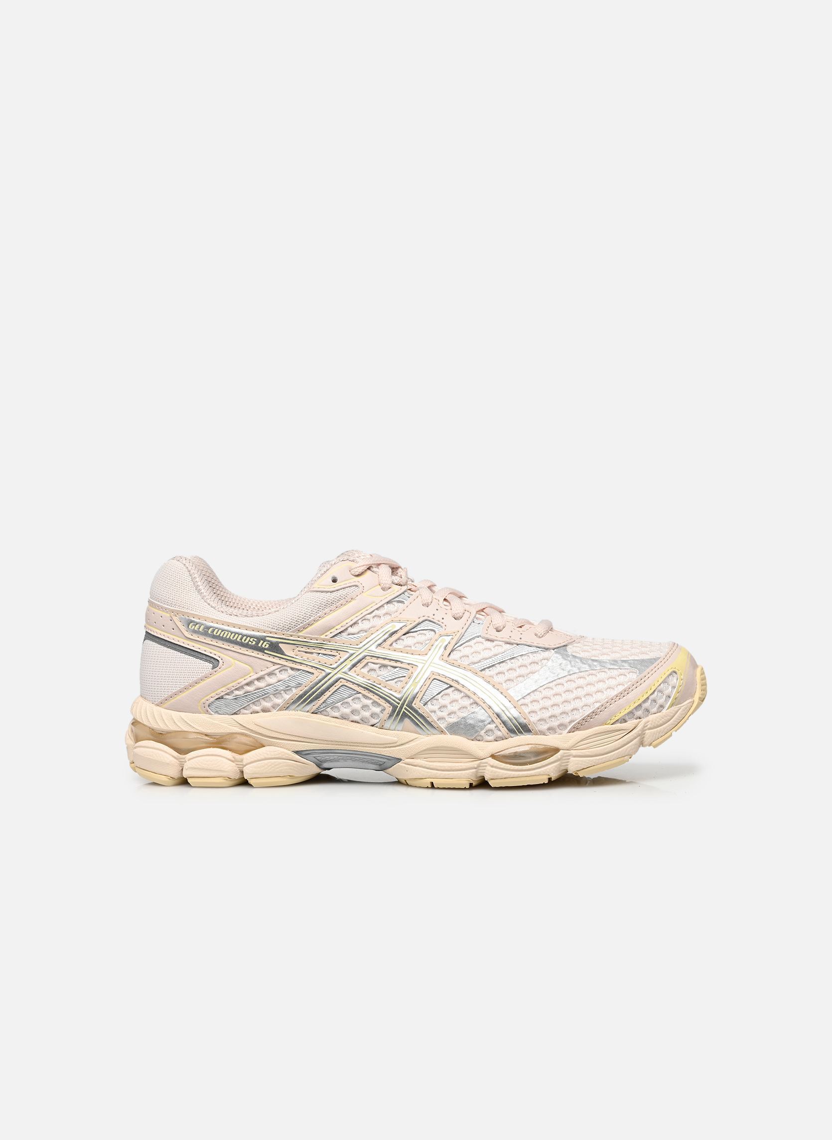 Baskets basses GEL-CUMULUS 16 femme beige Asics Baskets basses GEL-CUMULUS 16 femme beige CREAM/PURE SILVER