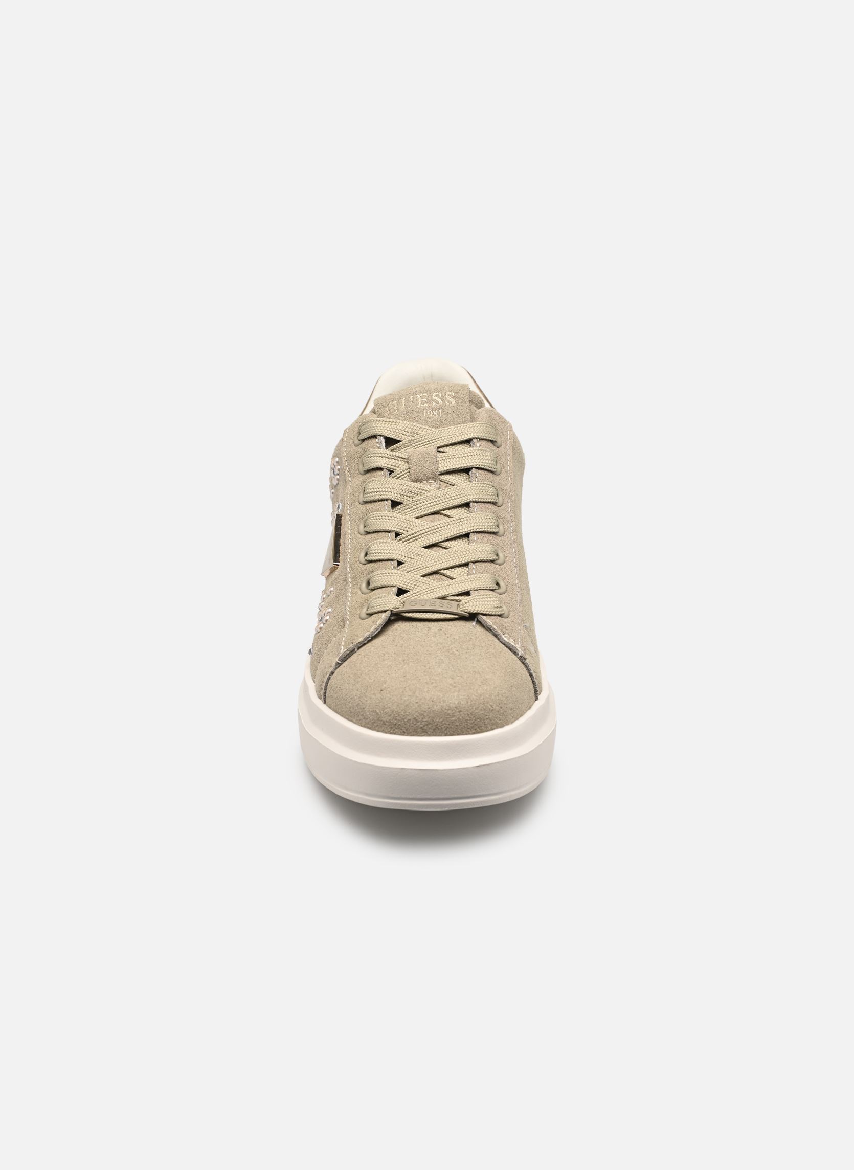 Niedrige Sneaker ELBINA12 damen beige Guess Niedrige Sneaker ELBINA12 damen beige Taupe