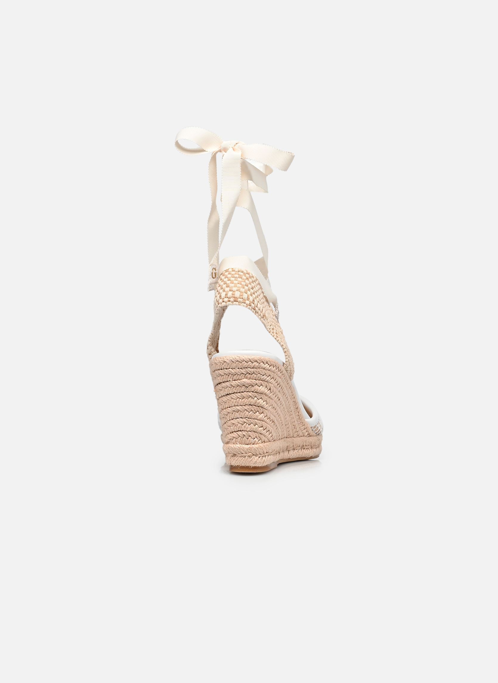 Sandales compensées et plateformes CHEYIN femme blanc Guess Sandales compensées et plateformes CHEYIN femme blanc White Natural