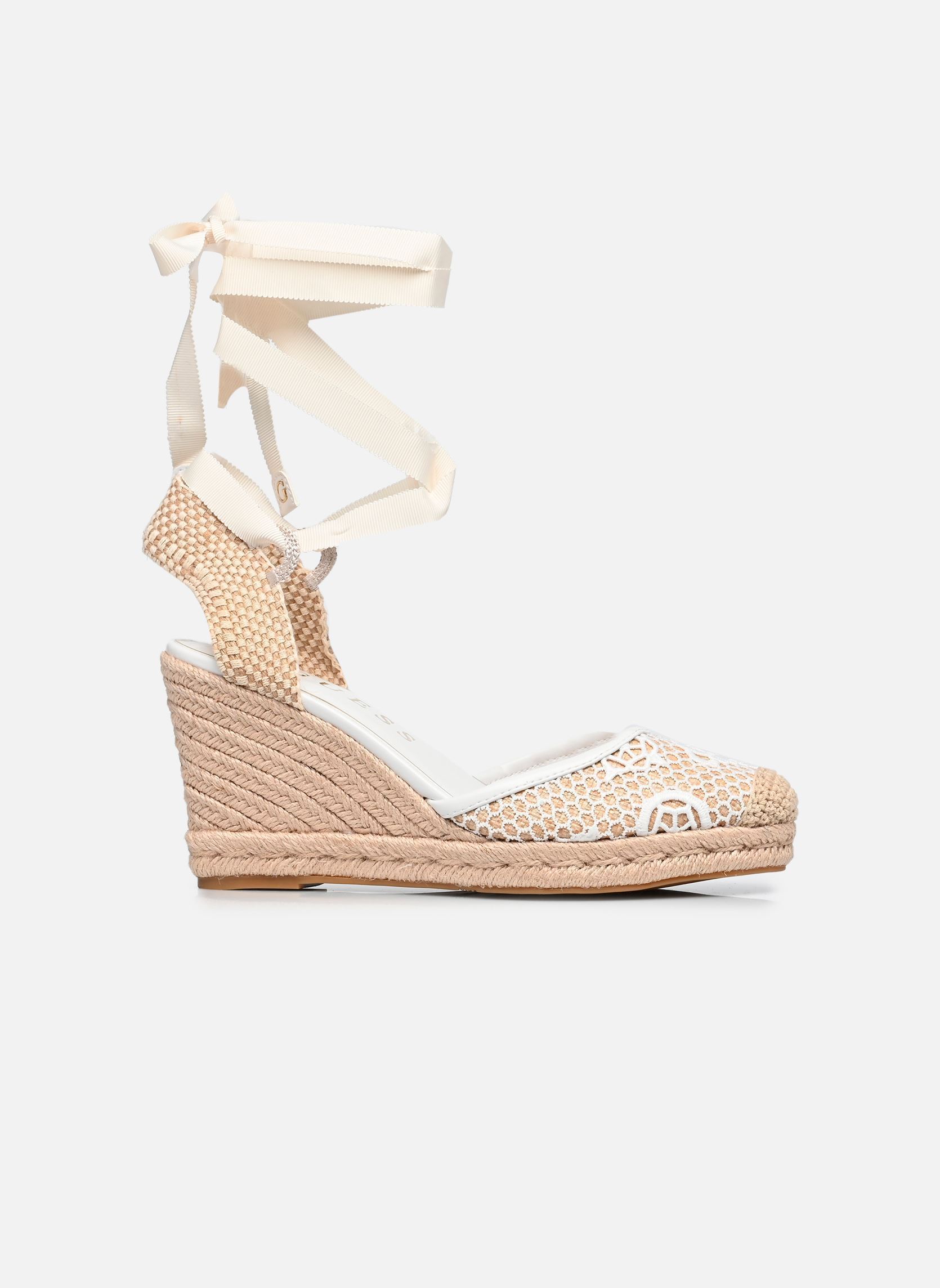 Sandales compensées et plateformes CHEYIN femme blanc Guess Sandales compensées et plateformes CHEYIN femme blanc White Natural