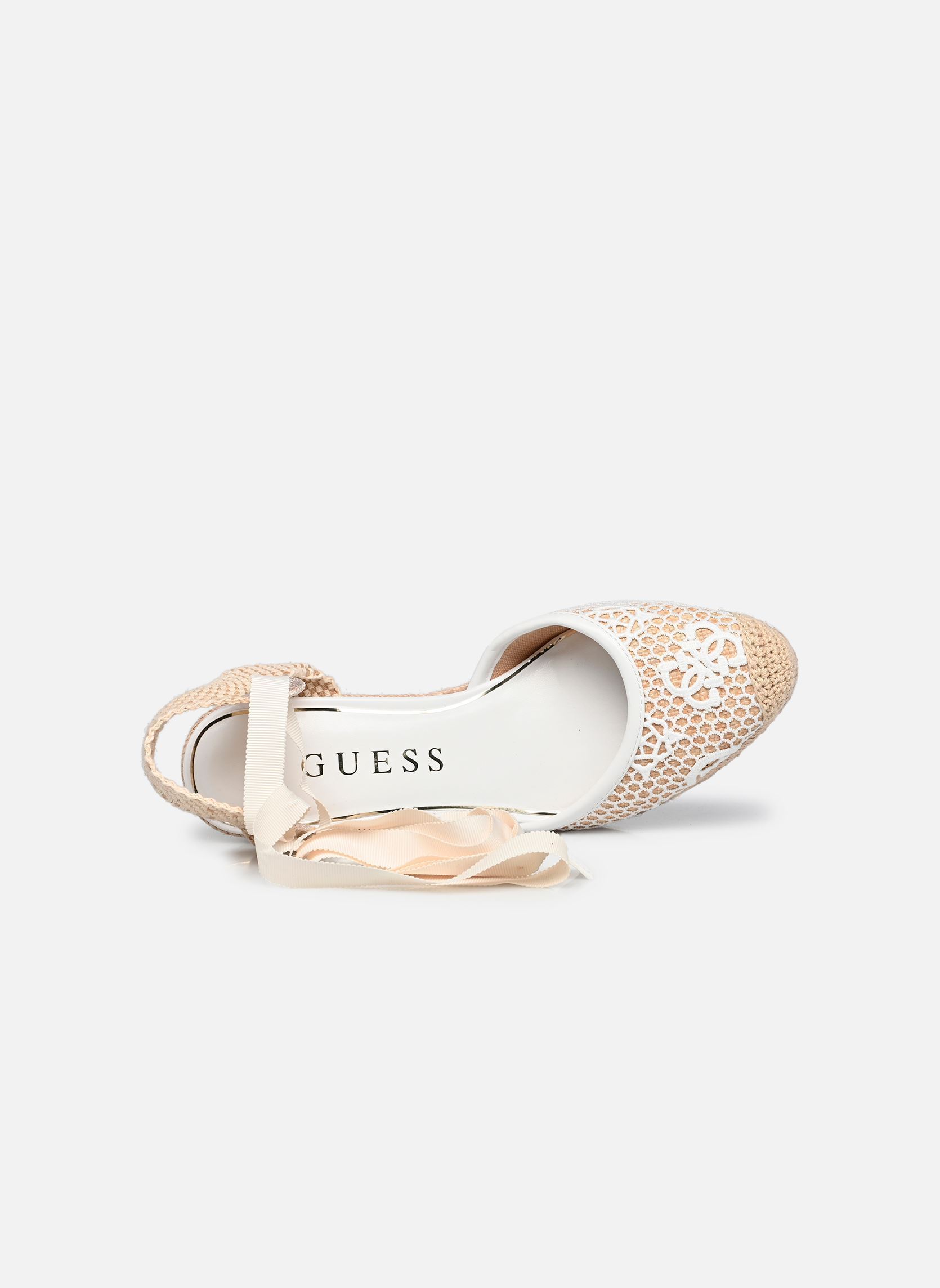 Sandales compensées et plateformes CHEYIN femme blanc Guess Sandales compensées et plateformes CHEYIN femme blanc White Natural