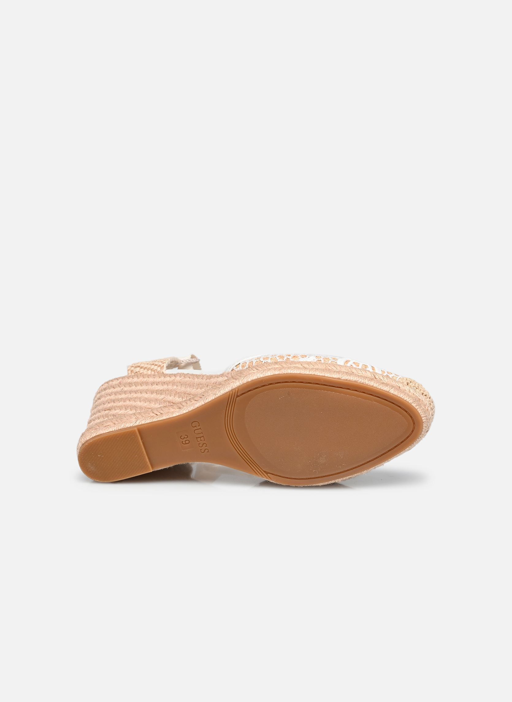 Sandales compensées et plateformes CHEYIN femme blanc Guess Sandales compensées et plateformes CHEYIN femme blanc White Natural