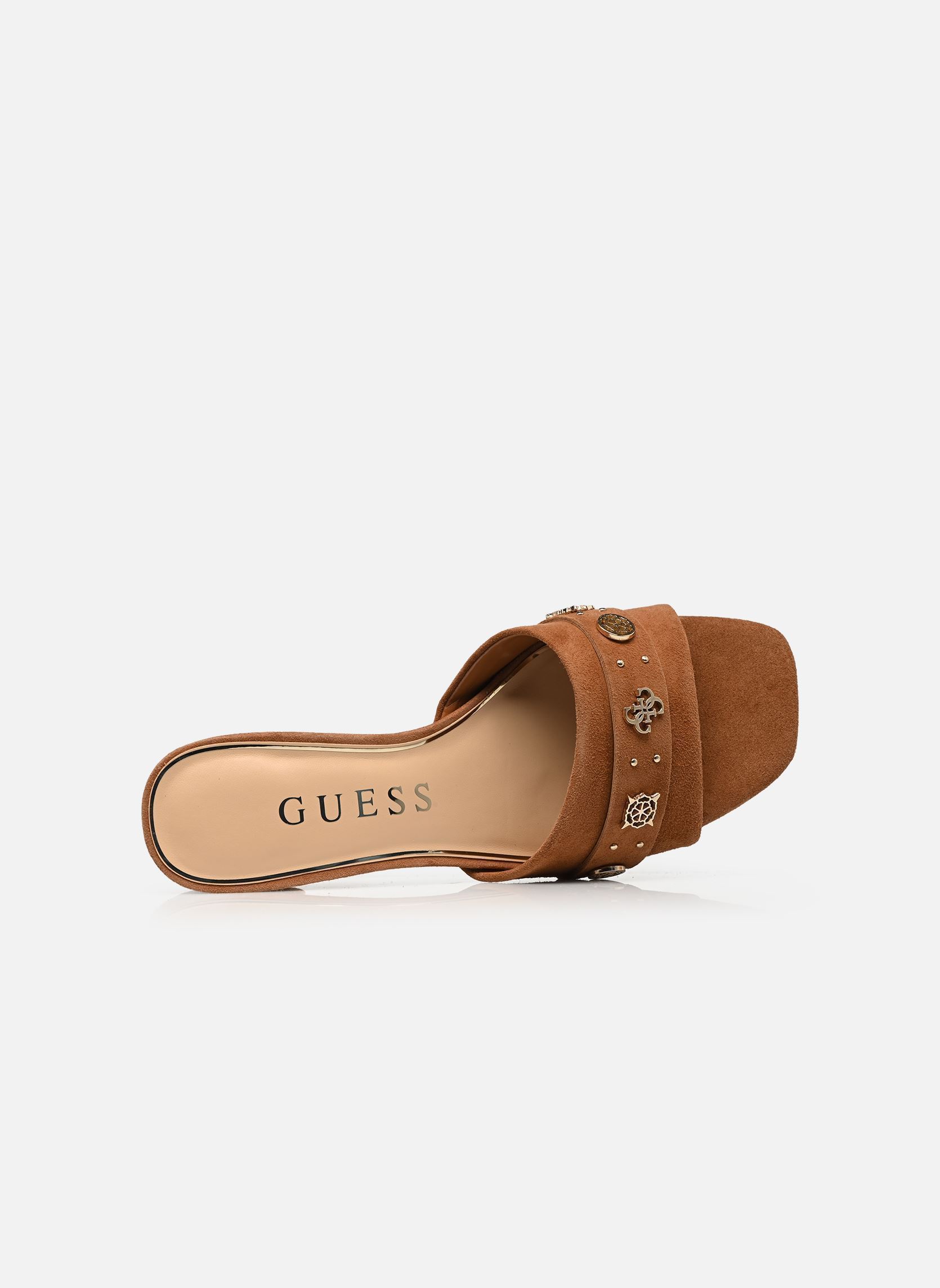 Pantoletten GAURI2 damen braun Guess Pantoletten GAURI2 damen braun Brown