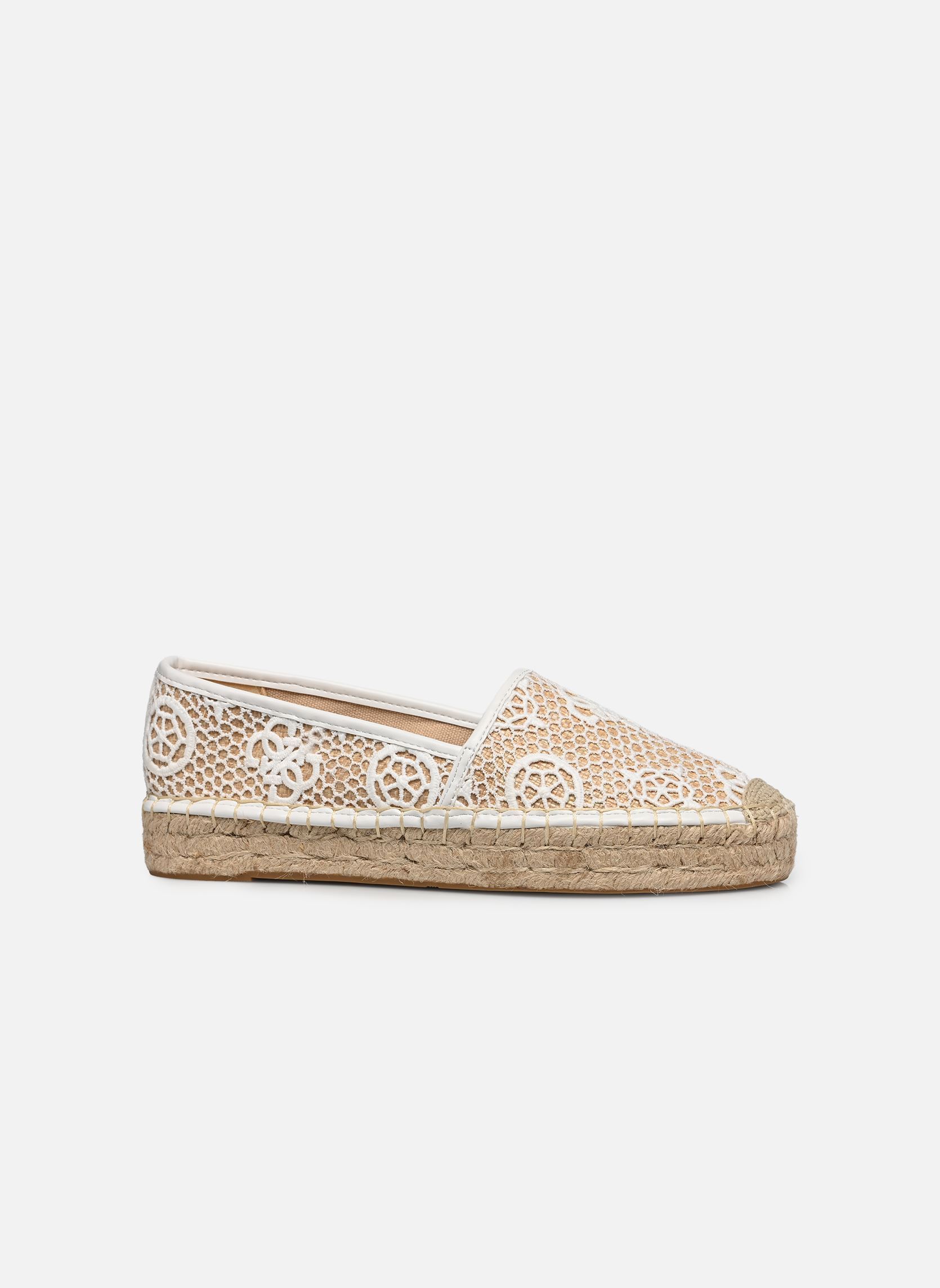 Flache Espadrilles JOELYNN damen weiß Guess Flache Espadrilles JOELYNN damen weiß White Natural