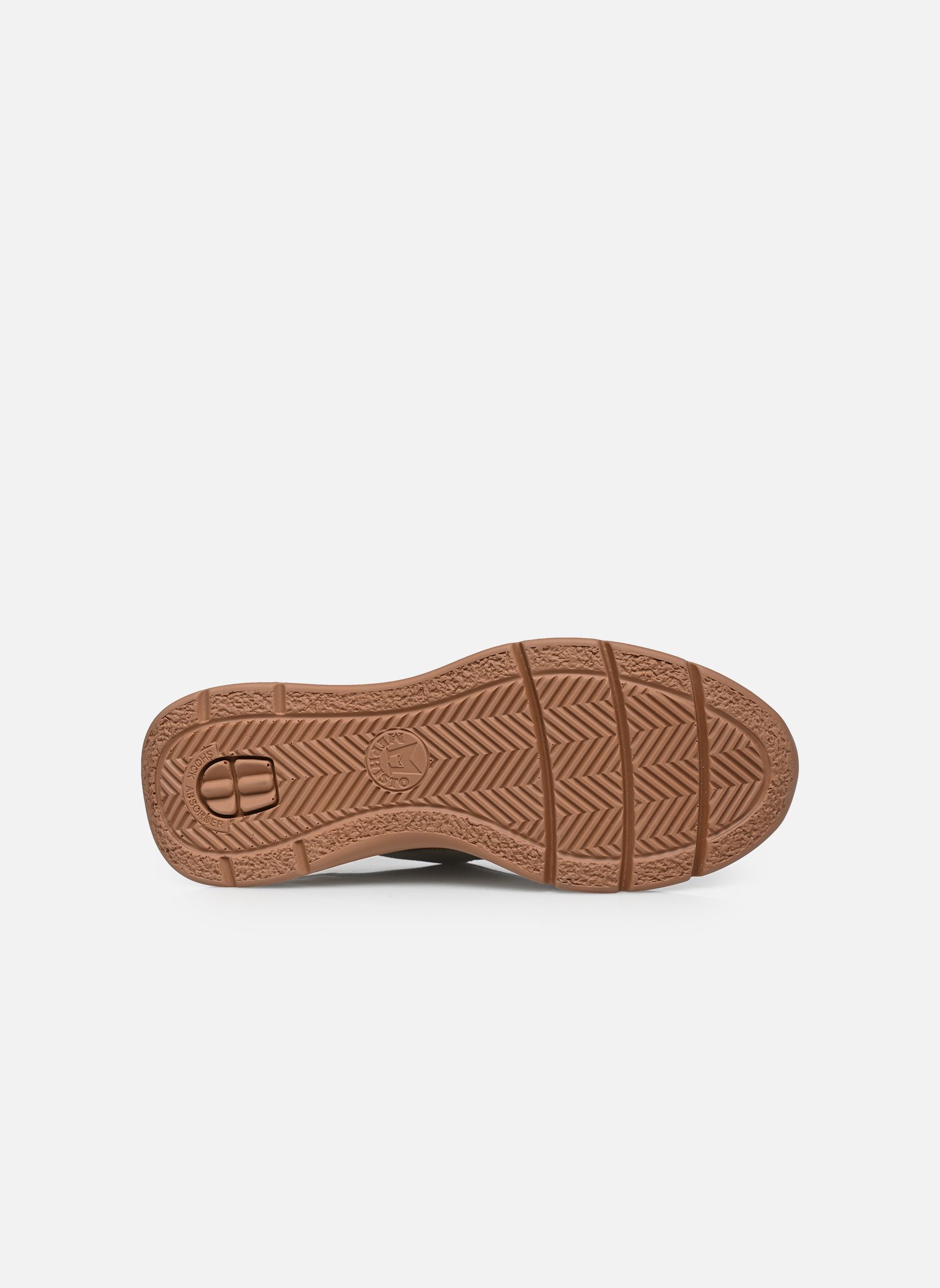 Baskets compensées Hanouk femme beige Mephisto Baskets compensées Hanouk femme beige Fog