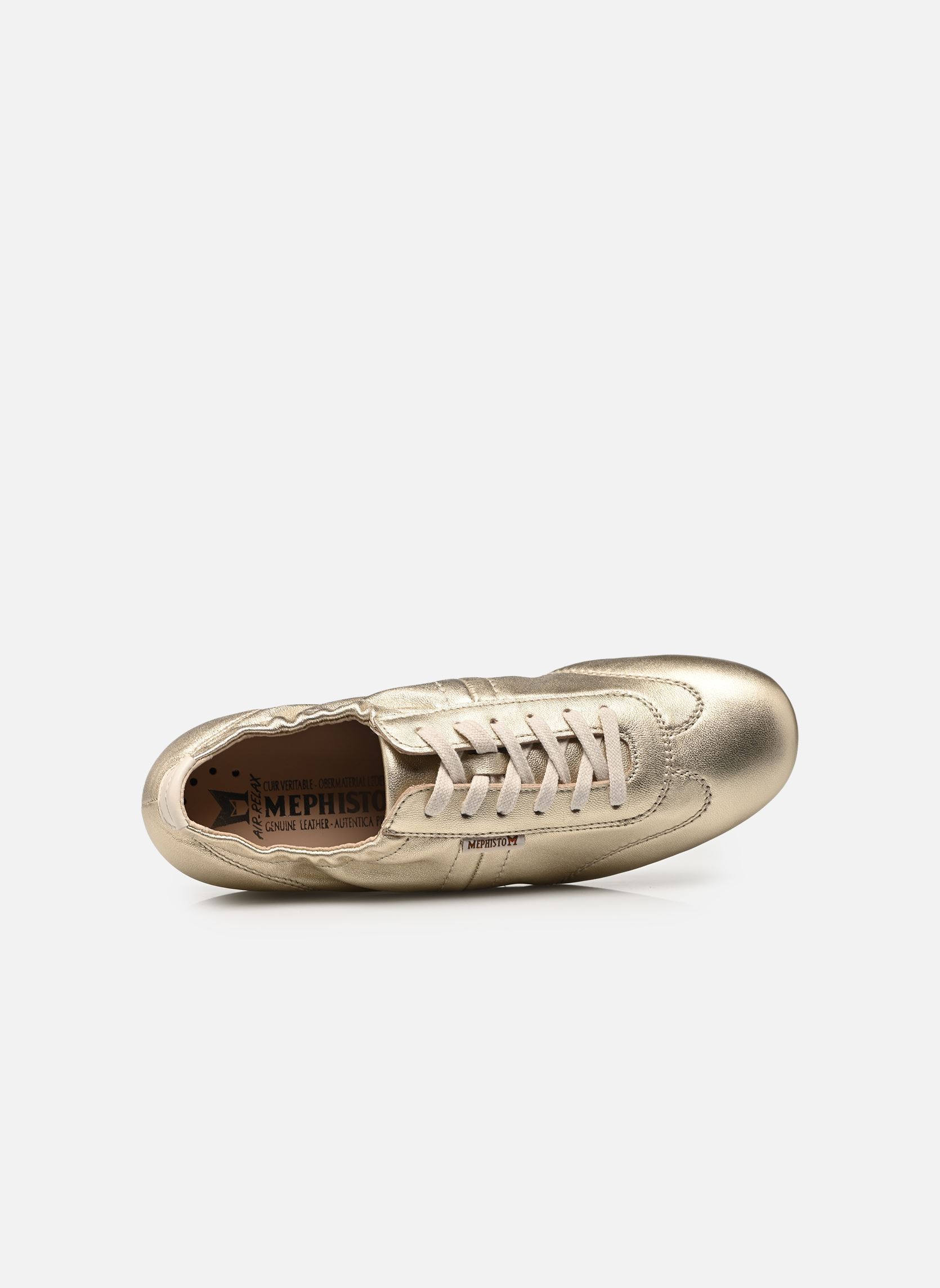 Niedrige Sneaker Bonita damen gold und bronze Mephisto Niedrige Sneaker Bonita damen gold und bronze Gold