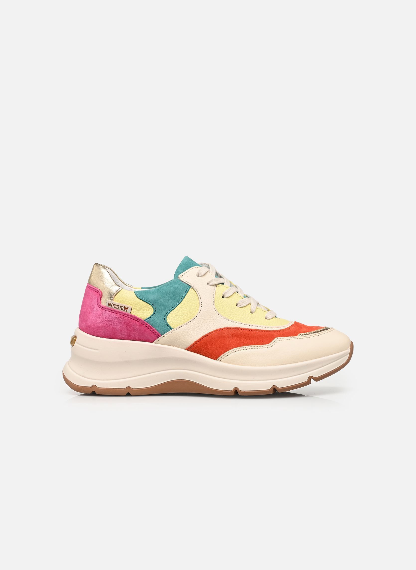 Baskets compensées Halbane femme multicolore Mephisto Baskets compensées Halbane femme multicolore LIGHT SAND