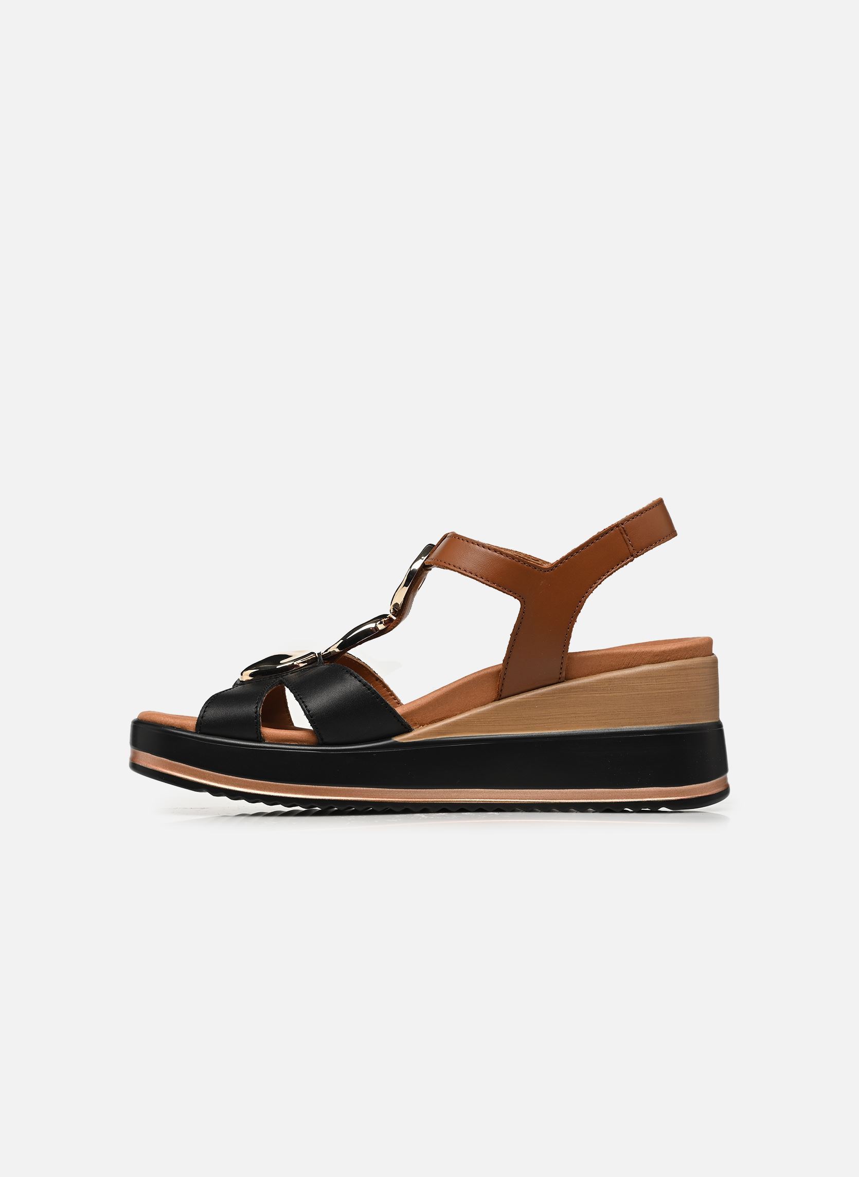 Sandalias y plataformas de cuña Sallie mujer negro Mephisto Sandalias y plataformas de cuña Sallie mujer negro Black