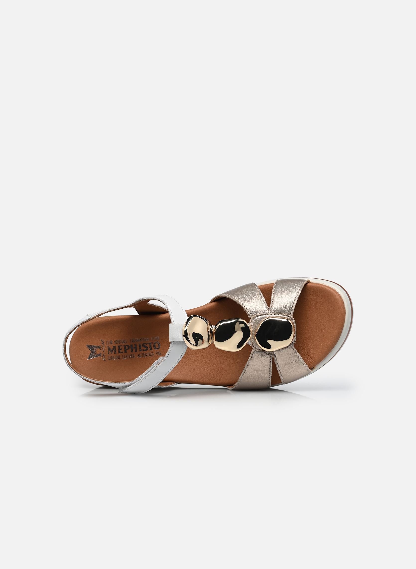 Sandales compensées et plateformes Sallie femme argent Mephisto Sandales compensées et plateformes Sallie femme argent Platinum