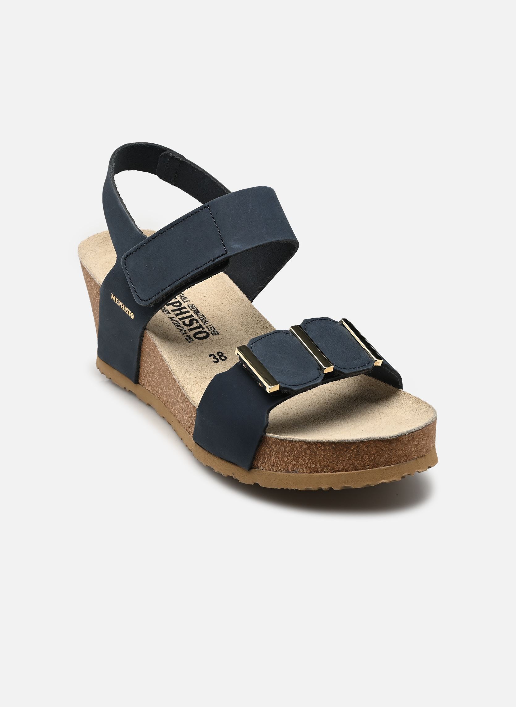 Keil- und Plateausandalen Leonore damen blau Mephisto Keil- und Plateausandalen Leonore damen blau Navy