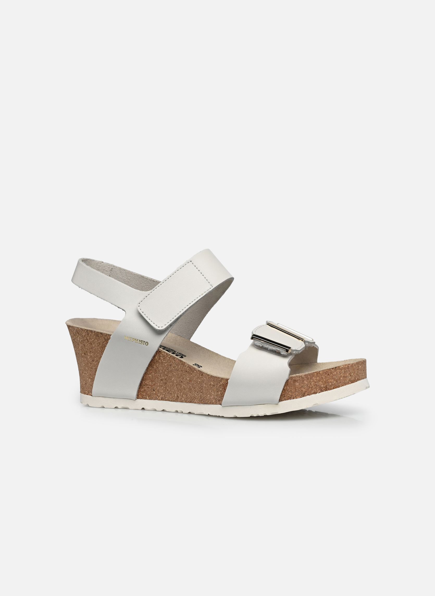 Sandali con zeppa e plateau Leonore donna bianco Mephisto Sandali con zeppa e plateau Leonore donna bianco White