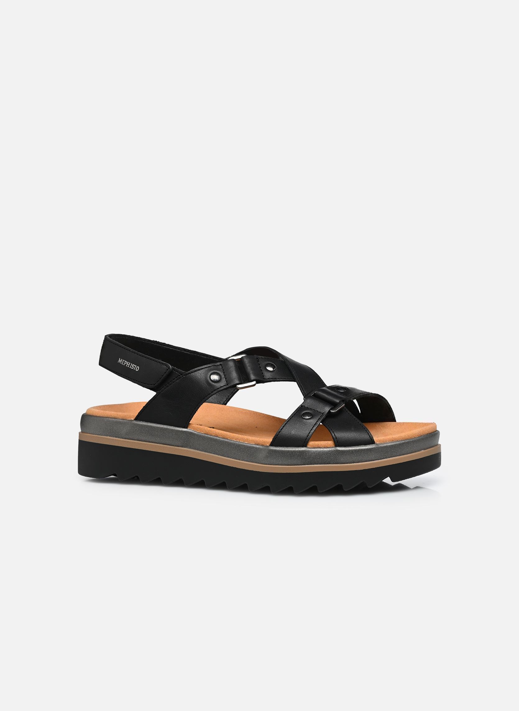 Keil- und Plateausandalen Dalma damen schwarz Mephisto Keil- und Plateausandalen Dalma damen schwarz Black