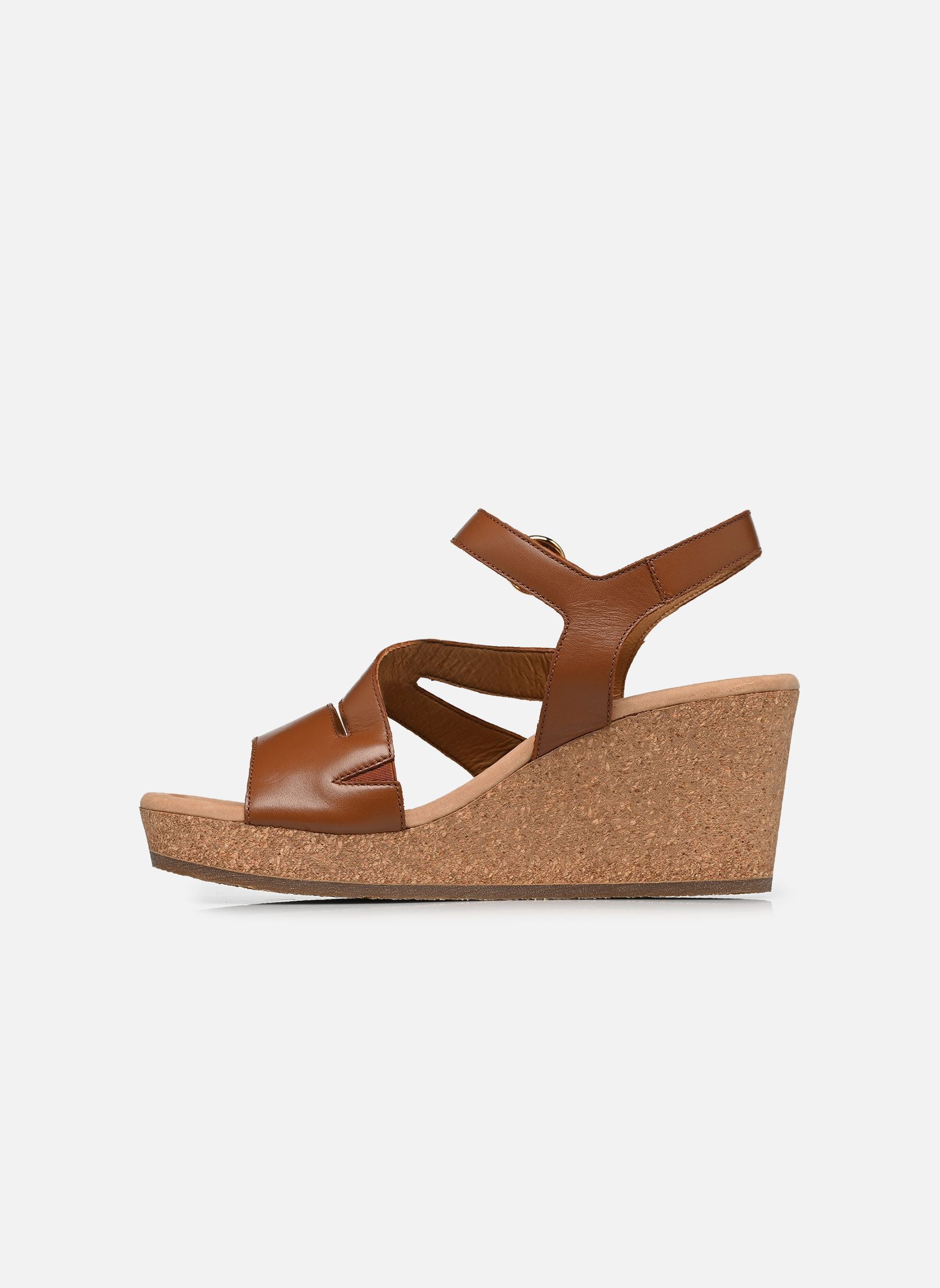 Sandales compensées et plateformes Nonnie femme rouge Mephisto Sandales compensées et plateformes Nonnie femme rouge Chili