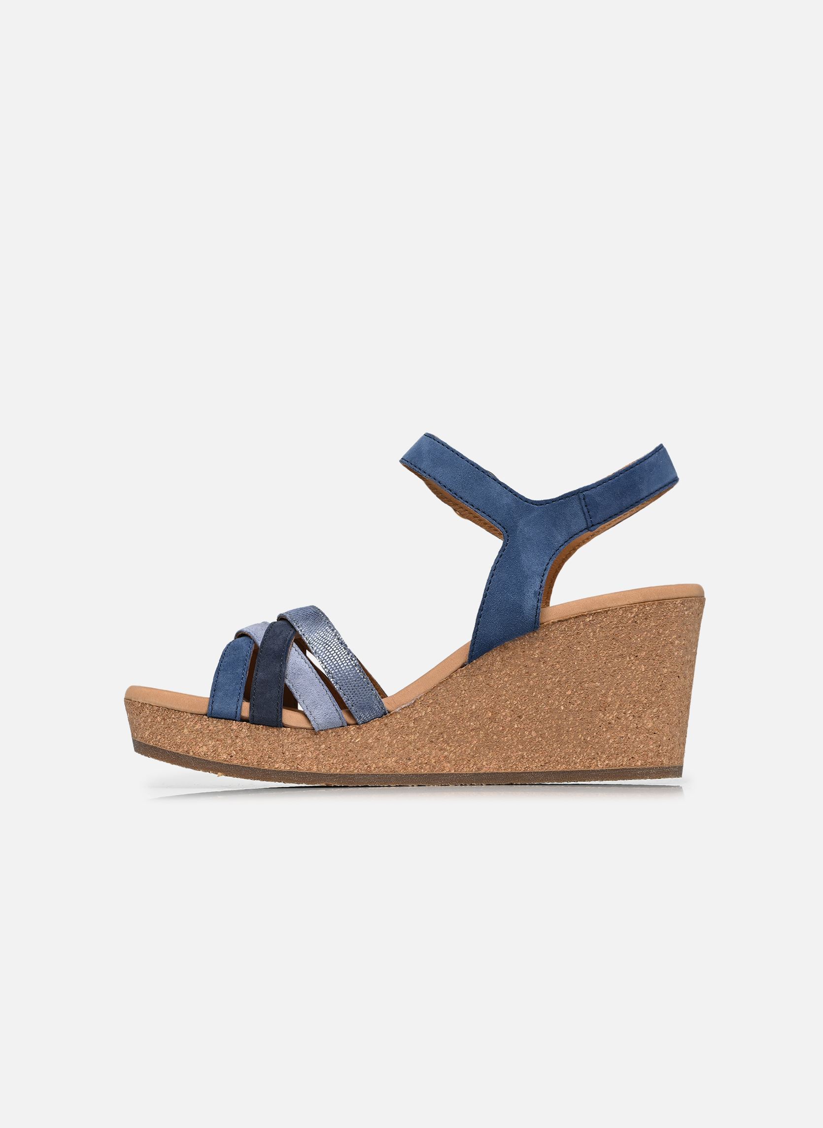 Keil- und Plateausandalen Niagara damen blau Mephisto Keil- und Plateausandalen Niagara damen blau Sea blue