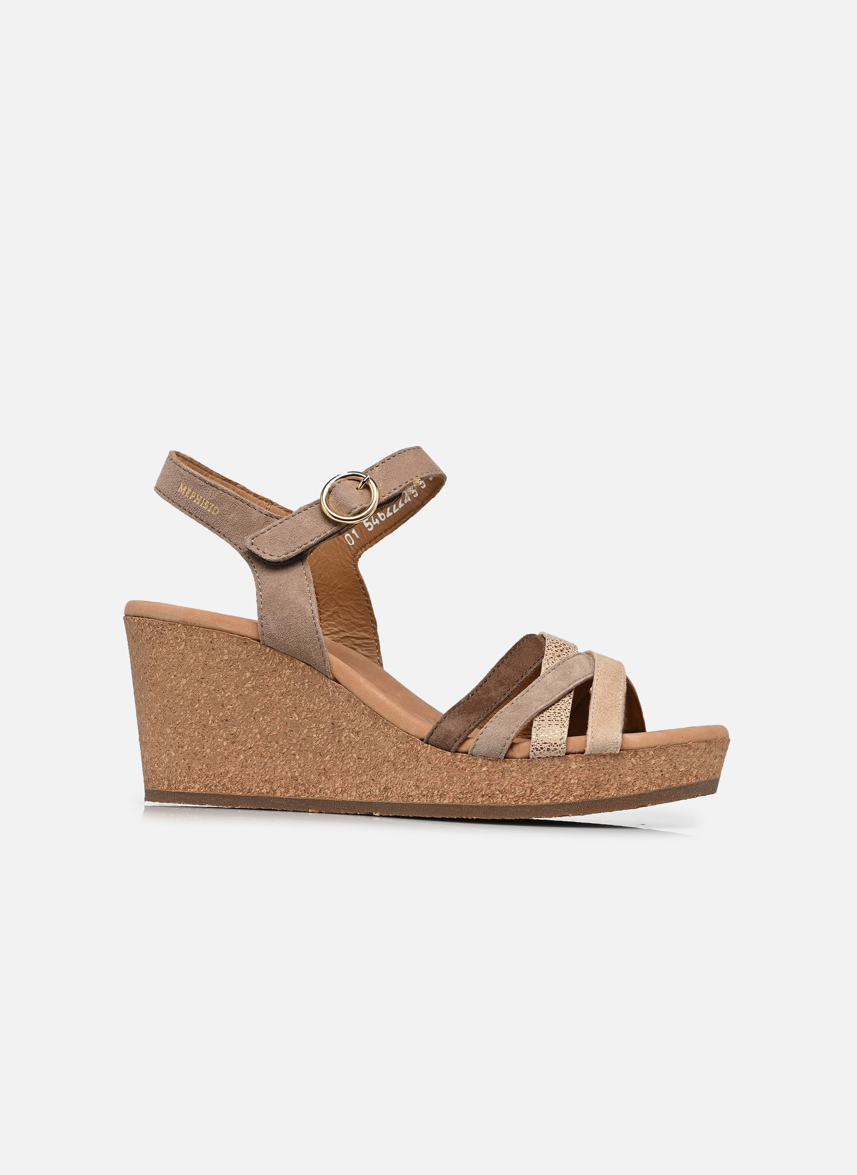 Sandales compensées et plateformes Niagara femme beige Mephisto Sandales compensées et plateformes Niagara femme beige Beige