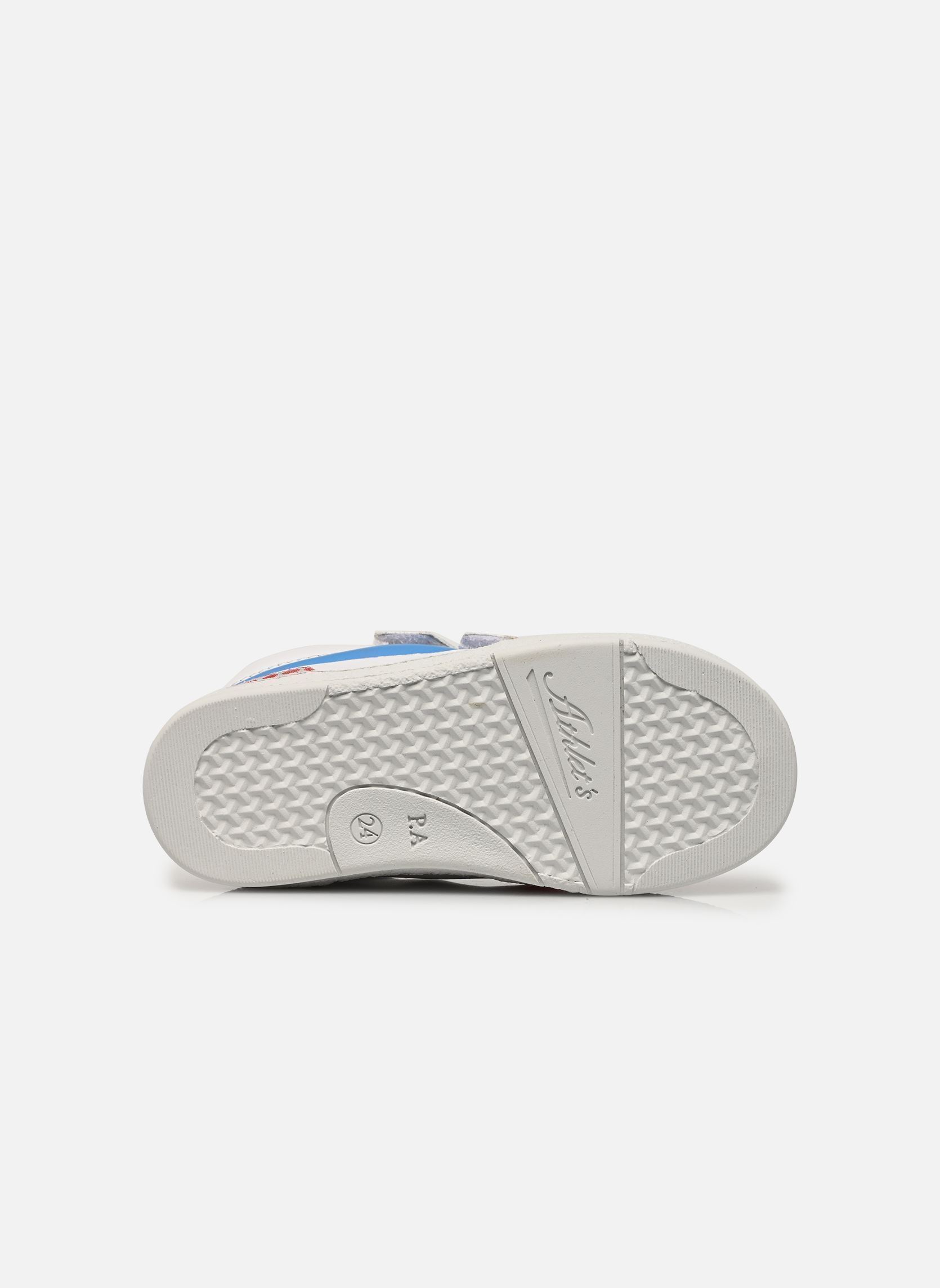 Baskets hautes Mousse Backy garçon blanc Pom d Api Baskets hautes Mousse Backy garçon blanc BIANCO-BLUE-ROSSO