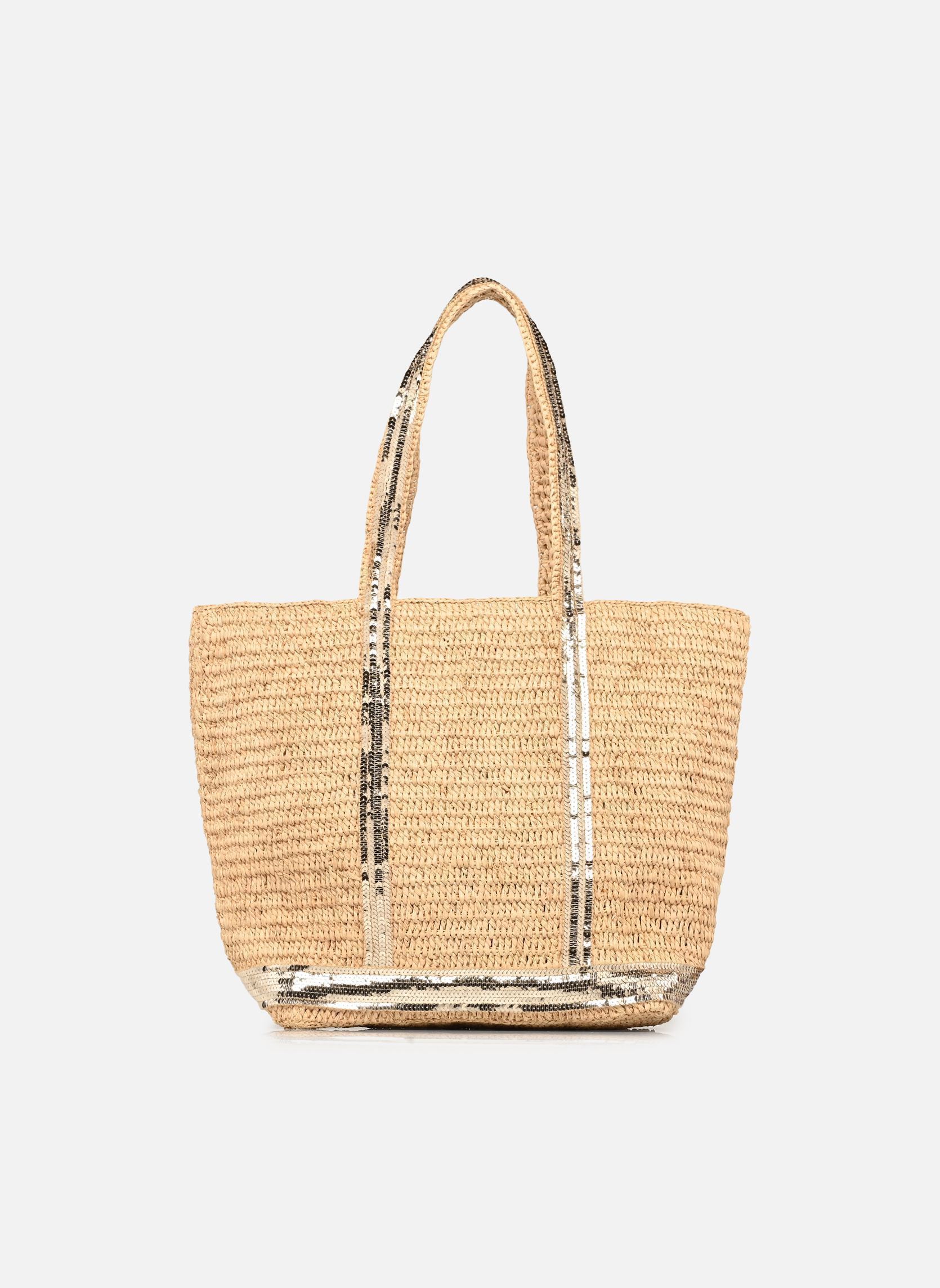 Bolsas de compra Cabas M Raphia et Paillettes N mujer beige Vanessa Bruno Bolsas de compra Cabas M Raphia et Paillettes N mujer beige OR