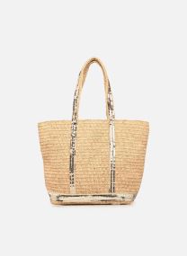 Shopper Cabas M Raphia et Paillettes N damen beige